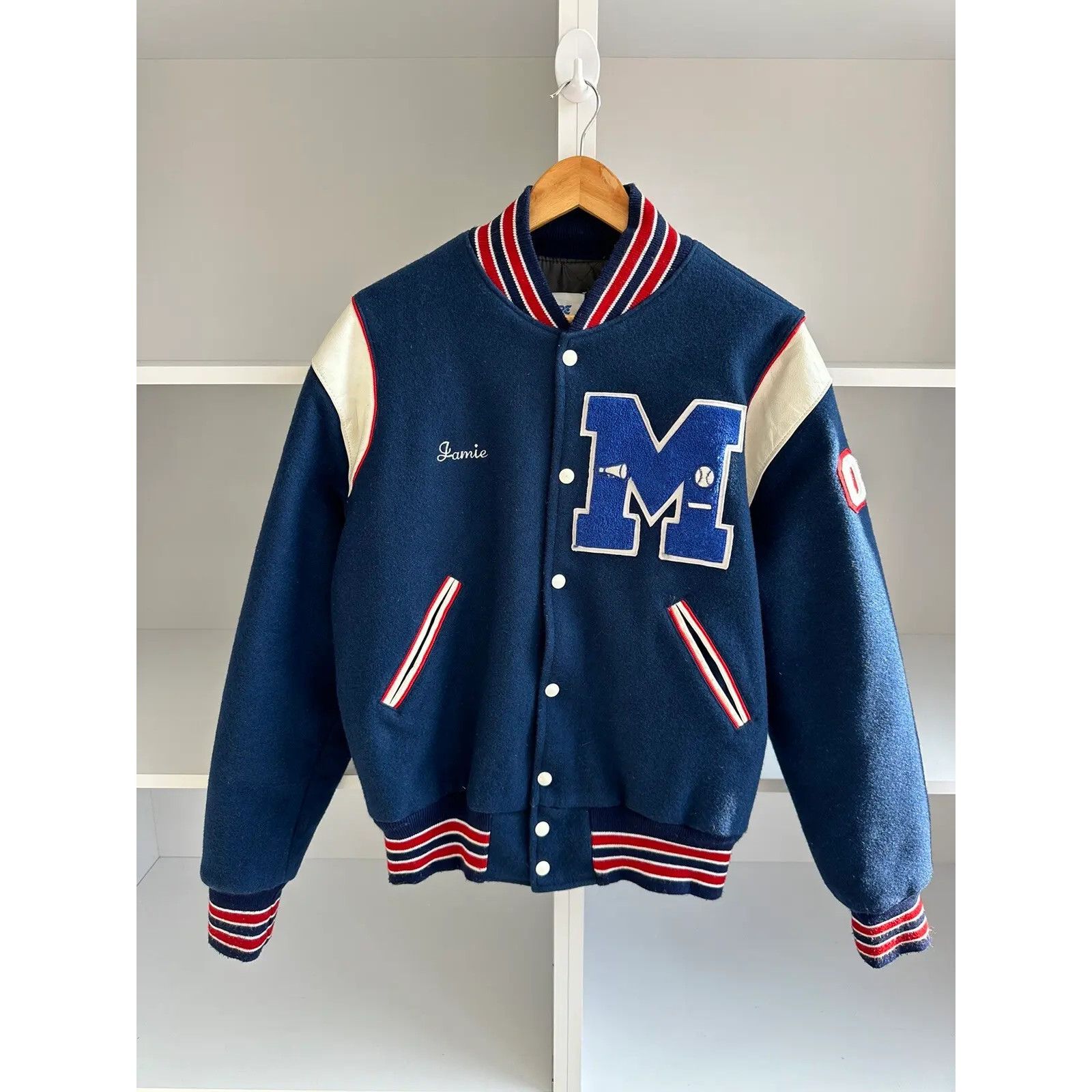 Vintage VTG McConnellsburg Varsity USA Bomber Jacket Size US M / EU 48-50 / 2 - 4 Thumbnail
