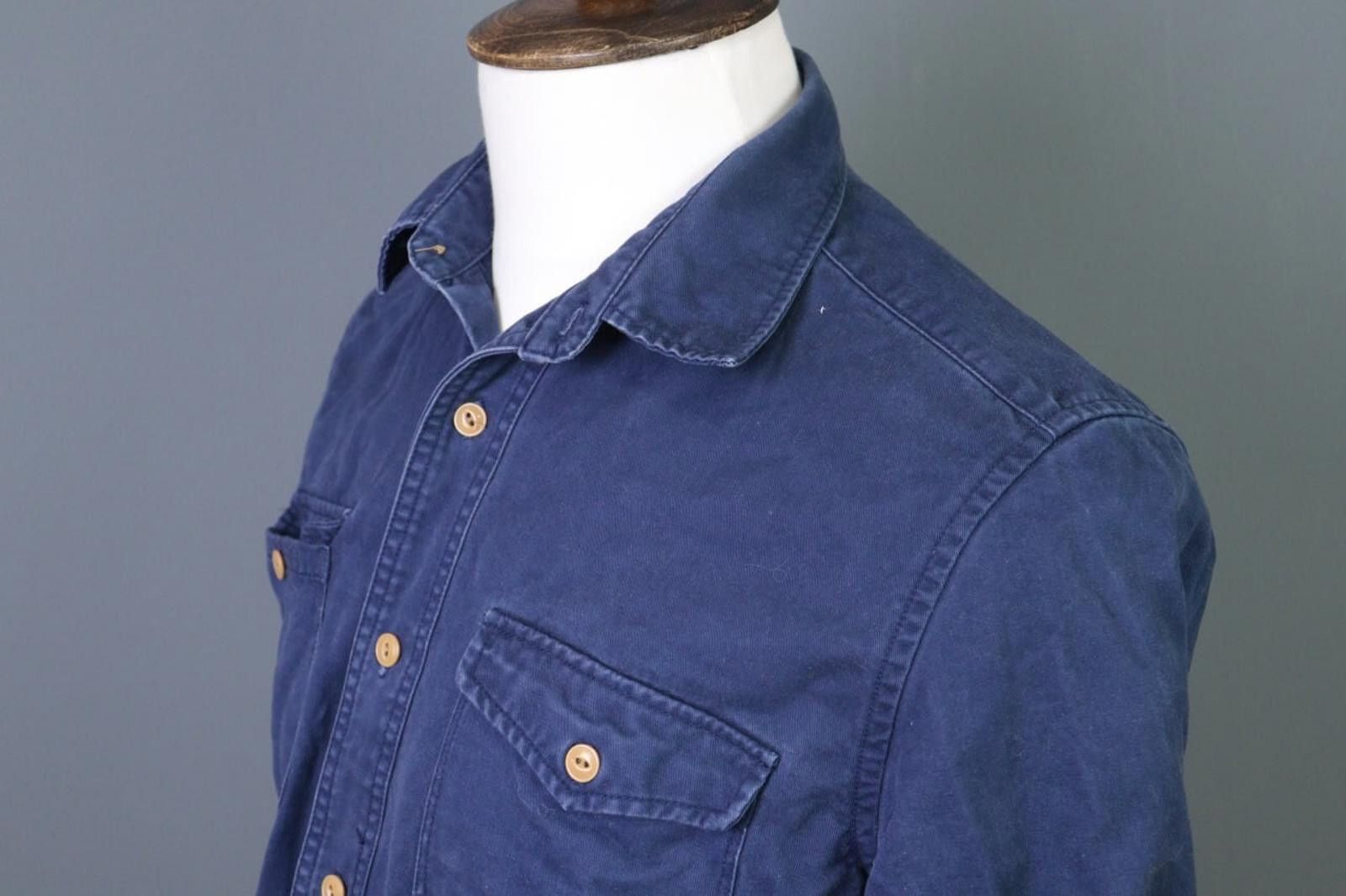 Emmett Emmett Jean Company Denim Blue Overshirt Shirt M Size US M / EU 48-50 / 2 - 7 Thumbnail