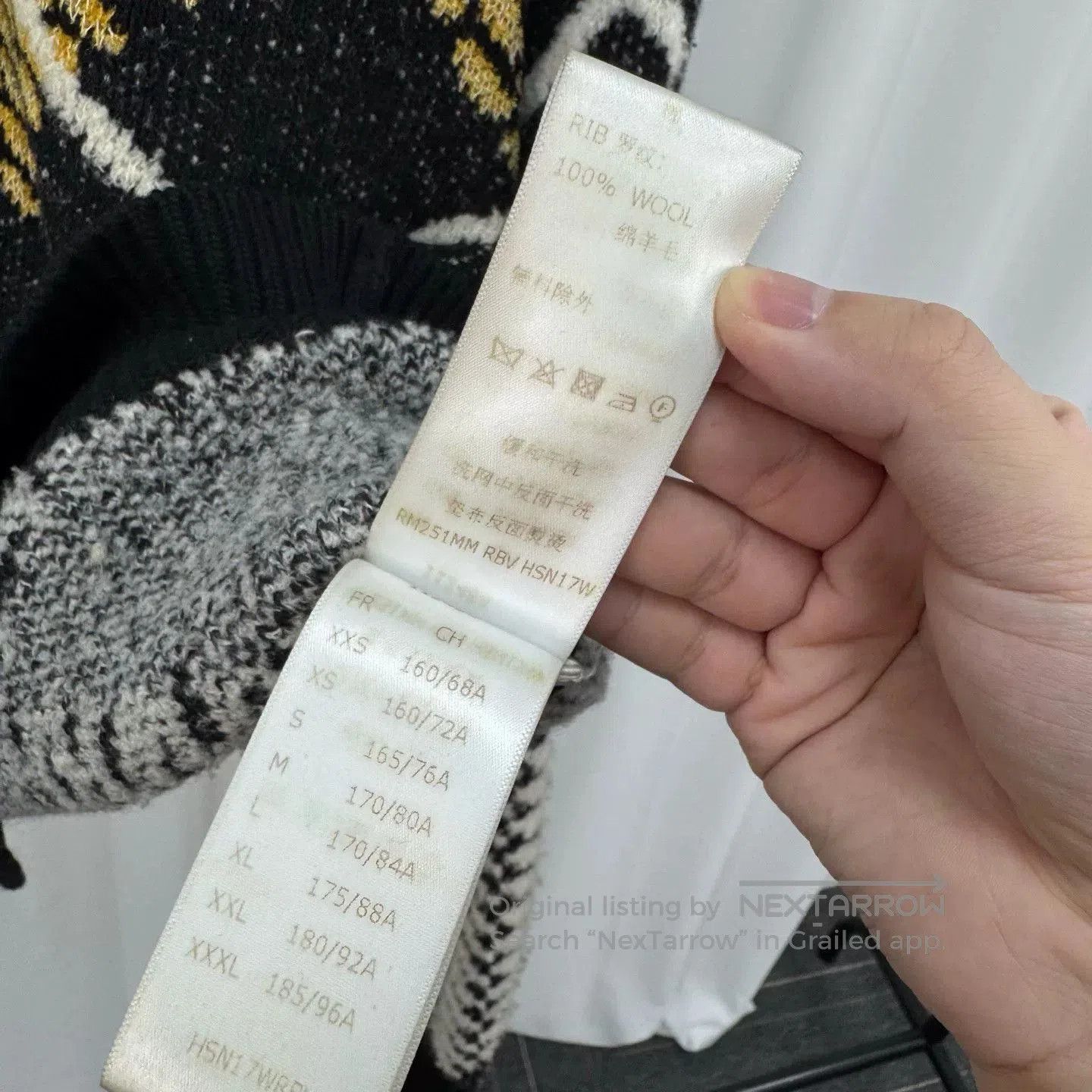 Louis Vuitton louis vuitton argyle pattern wool sweater. Size XXL / US 16-18 / IT 52-54 - 7 Thumbnail