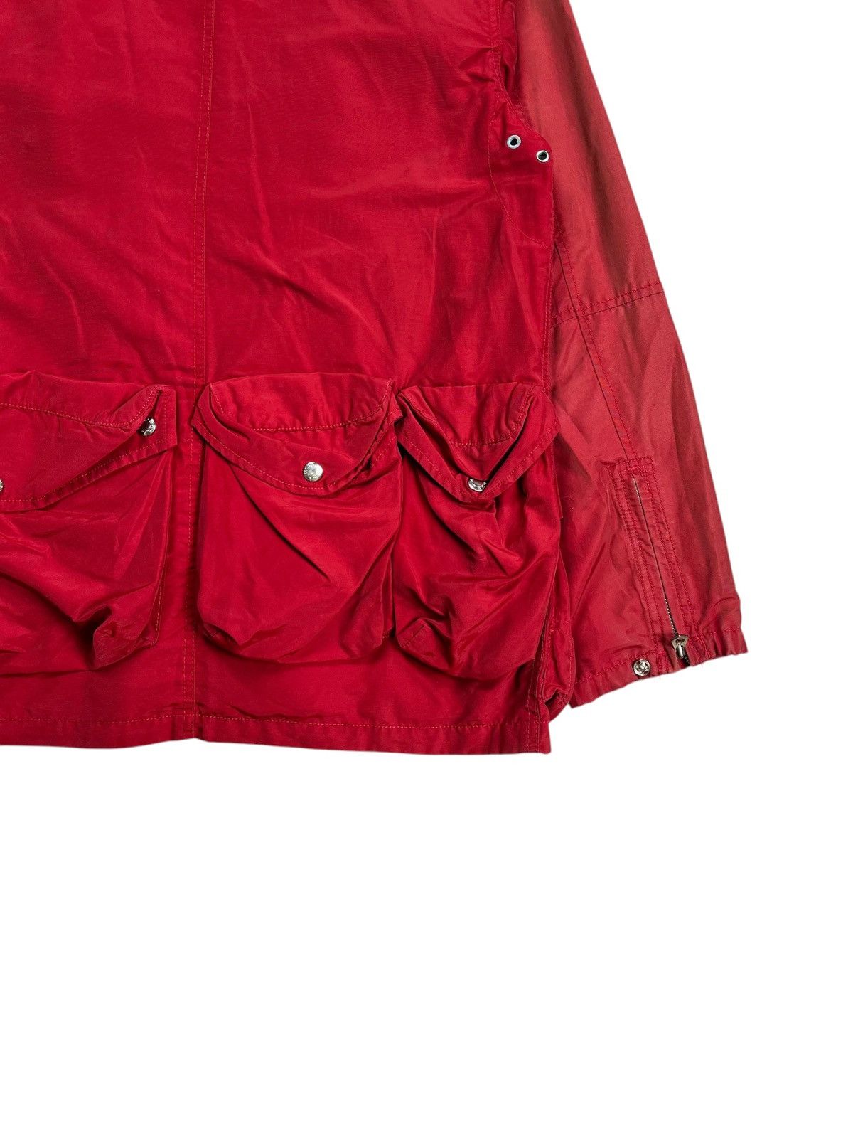 Avirex 1990s Avirex - Fishnet Masked Red Cargo Jacket Size US M / EU 48-50 / 2 - 14 Thumbnail
