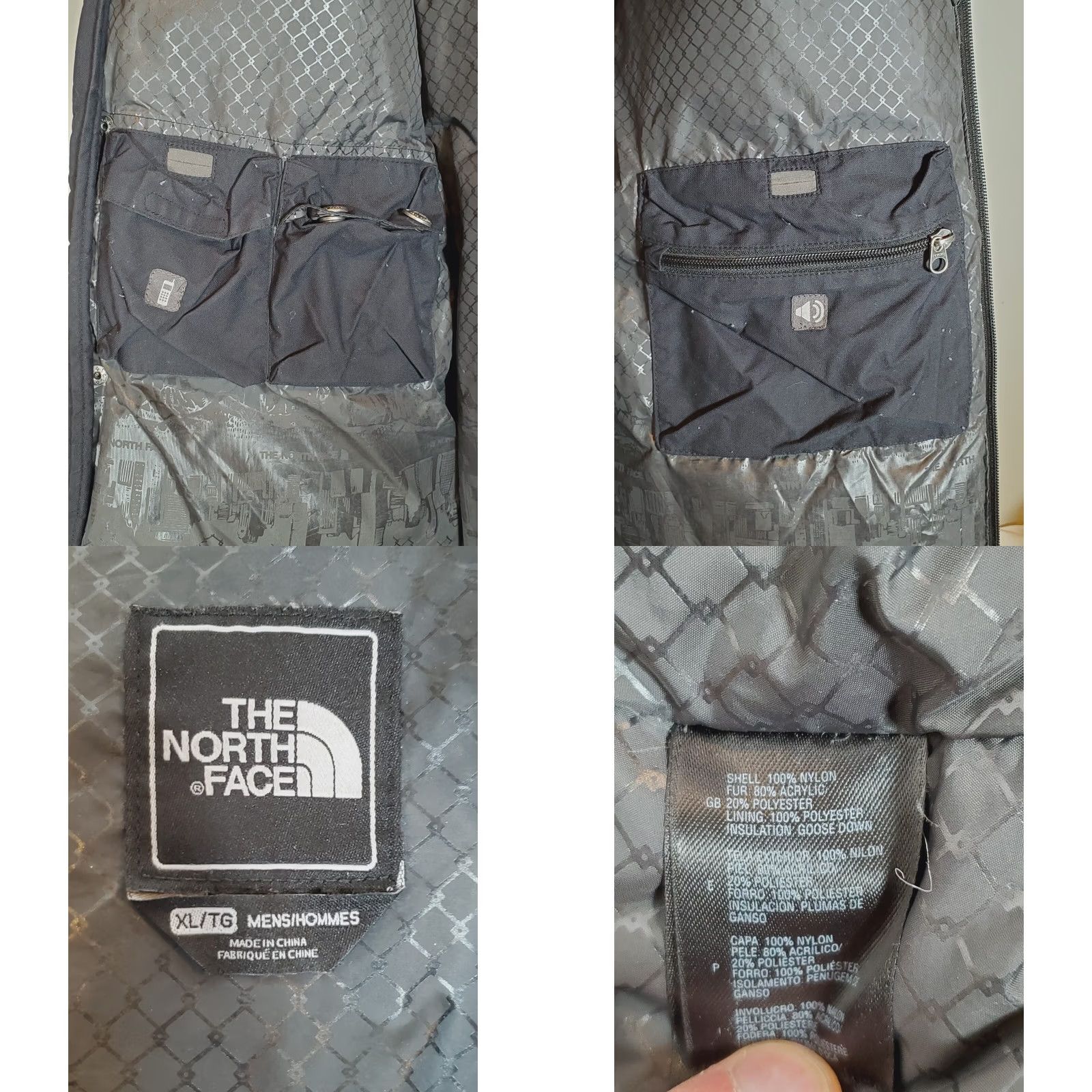 The North Face VTG The North Face Gotham Jacket Down Parka HyVent Black ANH4 Men's XL Jacket Size US XL / EU 56 / 4 - 8 Thumbnail
