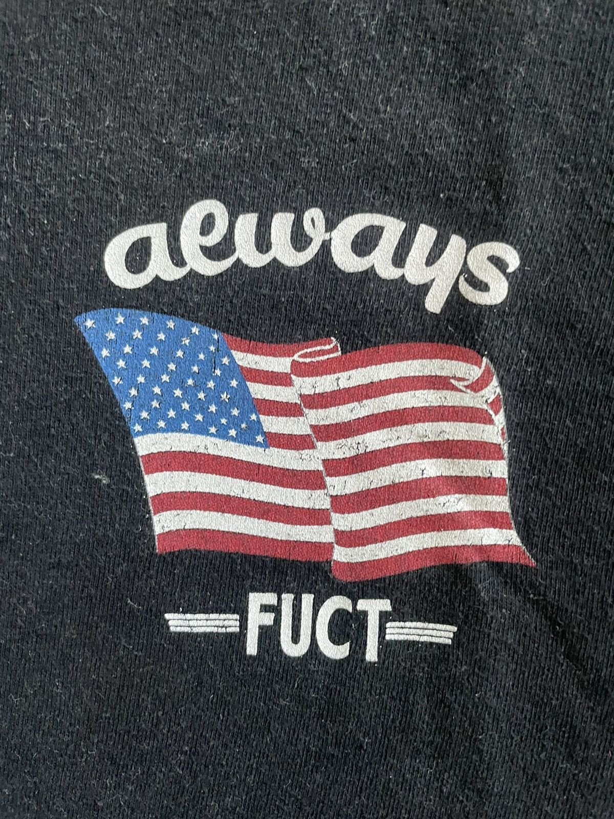 FUCT × Vintage Always Fuct - Stars and Stripes T-Shirt Size US M / EU 48-50 / 2 - 3 Thumbnail