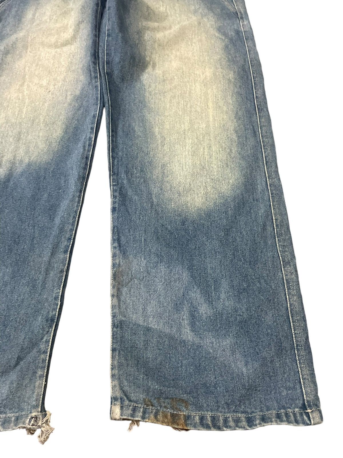 Sean John Vintage Y2K Sean John Distressed Mud Wash Baggy Barrel Jeans Size US 34 / EU 50 - 8 Thumbnail