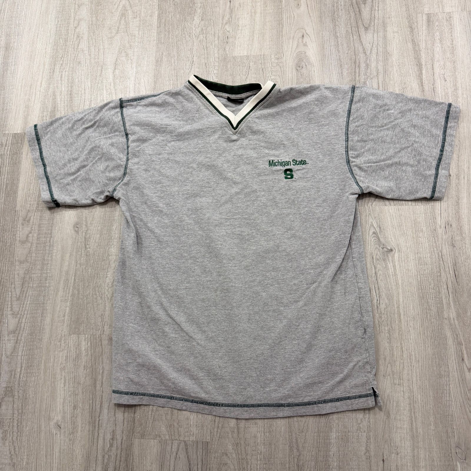 Vintage Vintage Michigan State University Spartans Shirt Men's Large Size US L / EU 52-54 / 3 - 1 Thumbnail