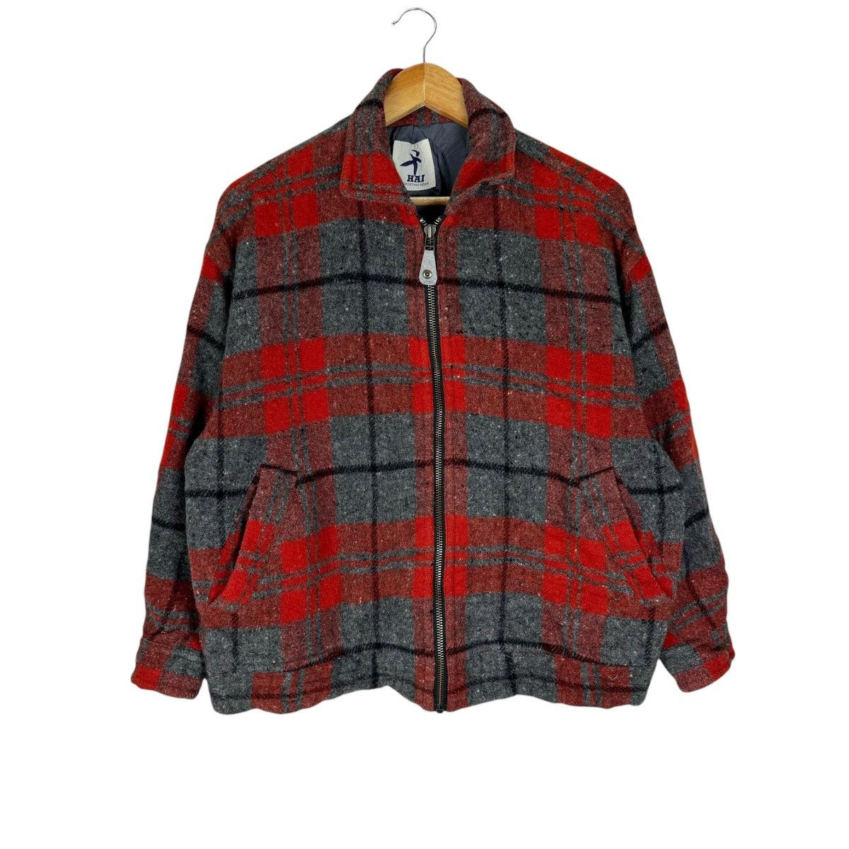 Hai Sporting Gear ☀️HAI SPORTING GEAR IS RED TARTAN JACKET Size M / US 6-8 / IT 42-44 - 2 Thumbnail