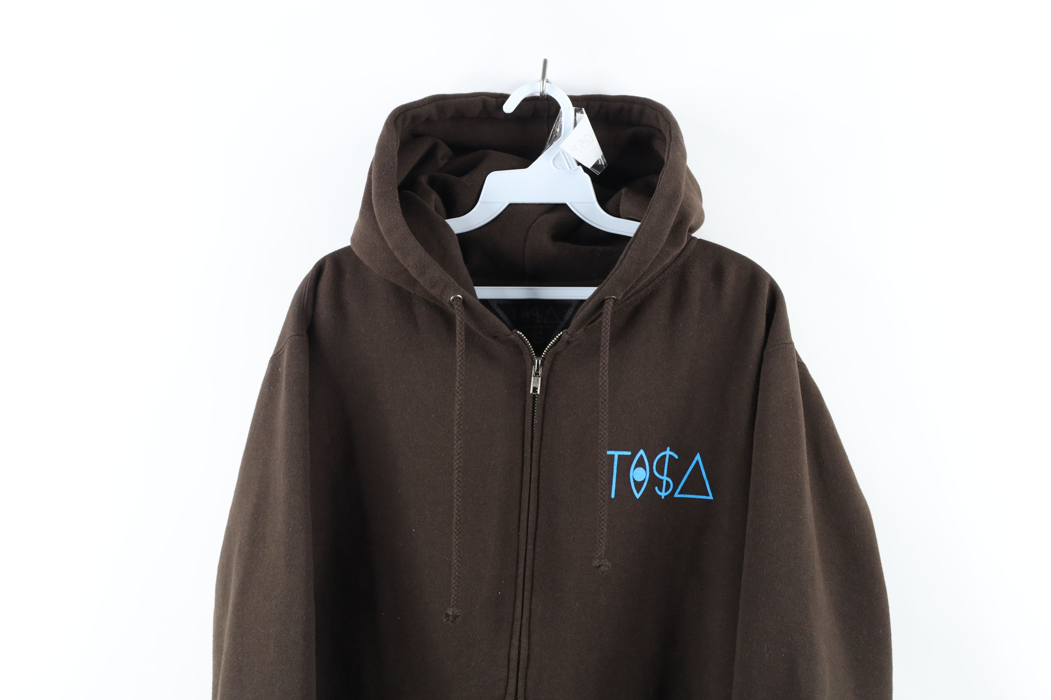 TISA TISA Out Car Logo Big Sean Tyga Full Zip Hoodie Brown USA Size US S / EU 44-46 / 1 - 2 Thumbnail