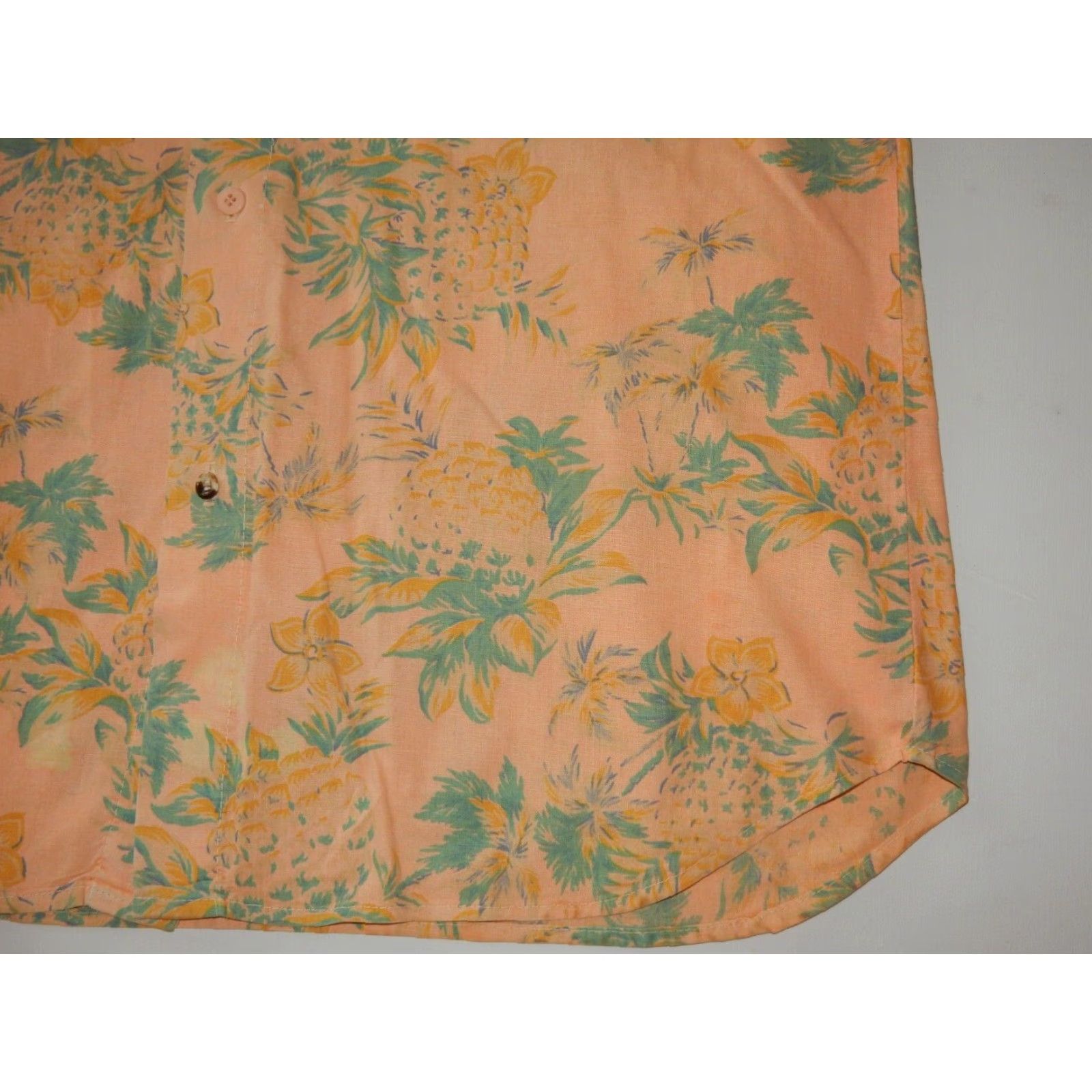 Vintage VINTAGE Active Culture Mix Men's Short Sleeve Button-Up Shirt S Orange 80s Retro Made in USA Size US S / EU 44-46 / 1 - 2 Thumbnail