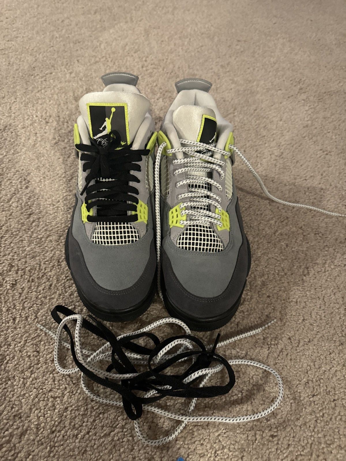 Jordan Brand Jordan 4 Retro SE 95 Neon Size US 10.5 / EU 43-44 - 3 Thumbnail