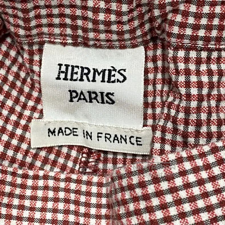 Hermes Hermes Red Mountain Plaid Embroidered Short Pants Size 42" / US 20 - 5 Thumbnail