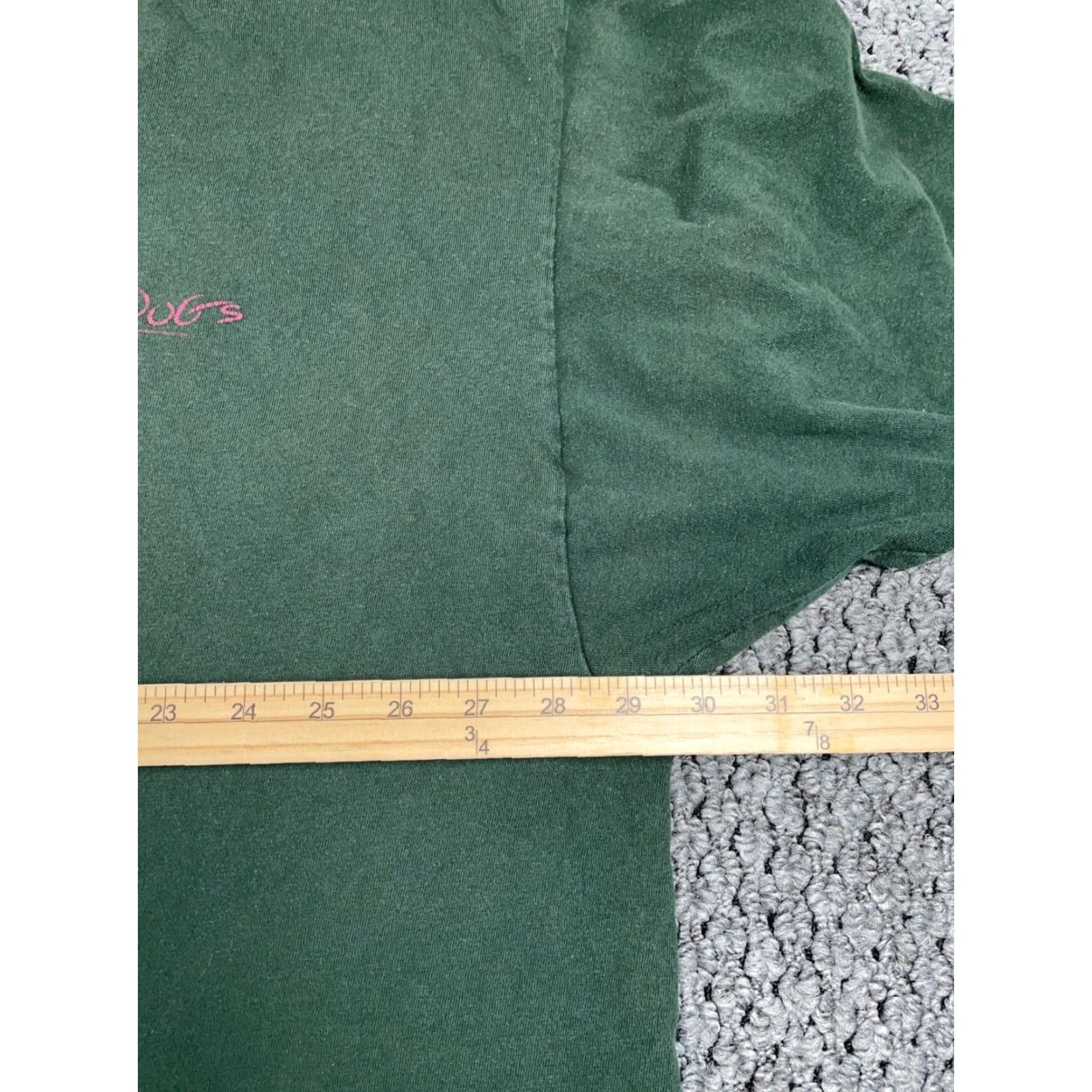 Big Dogs VTG 90s Big Dogs Bad Dog T-Shirt Adult Big 4X Green Cotton Graphic Print Double-Sided Men Shirt Mens 90s Animals Dog Funny Retro Vintage Size US XXL / EU 58 / 5 - 6 Thumbnail
