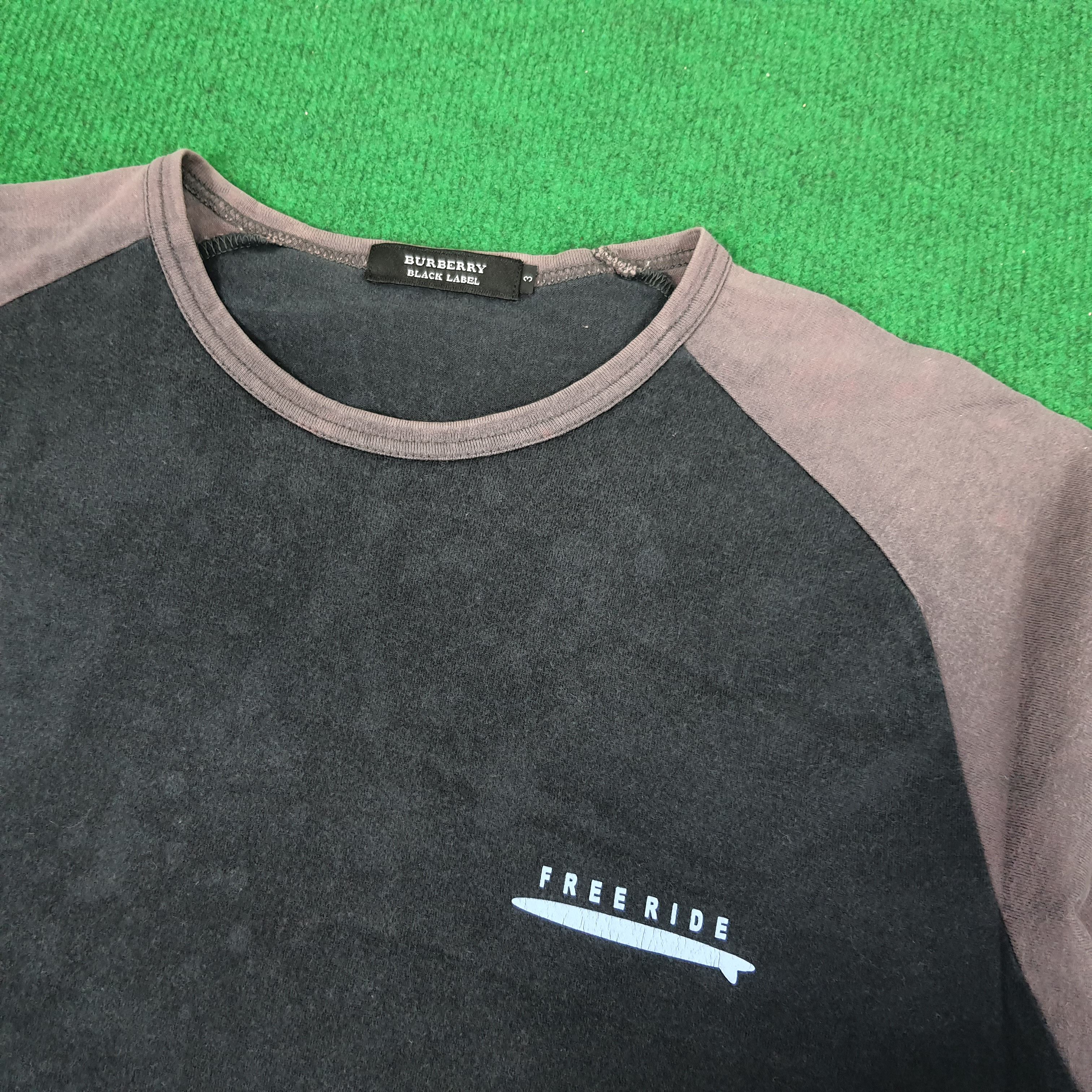 Burberry × Vintage Vintage Burberry Black Label Surfboard Nova Check T-shirt Size M / US 6-8 / IT 42-44 - 4 Thumbnail
