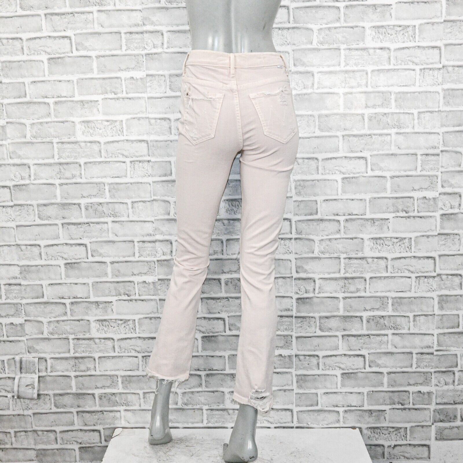 MOTHER MOTHER Superior Denim High Waisted Rascal Ankle Jeans Pink Size 25" / US 0 / IT 36 - 3 Thumbnail