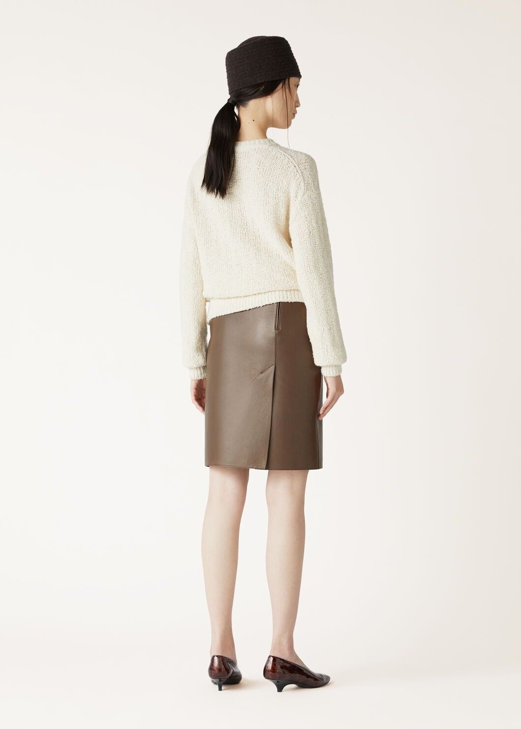 Loro Piana o1w1db10825 FAO5750 Folecchio Crewneck Sweater in Off White Size L / US 10 / IT 46 - 5 Thumbnail