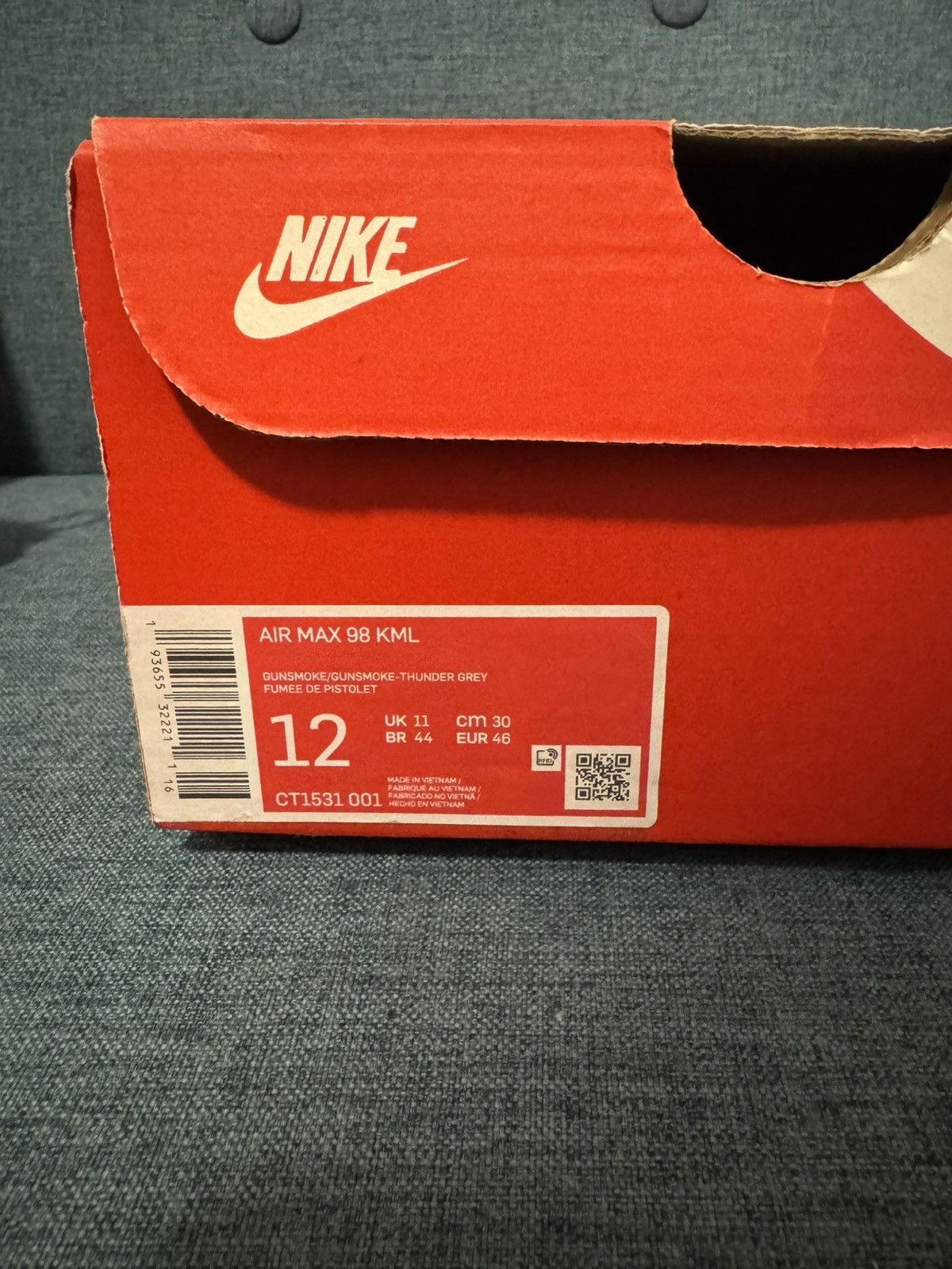 Nike Kylian Mbappe Nike Air Max 98 Size US 12 / EU 45 - 9 Thumbnail