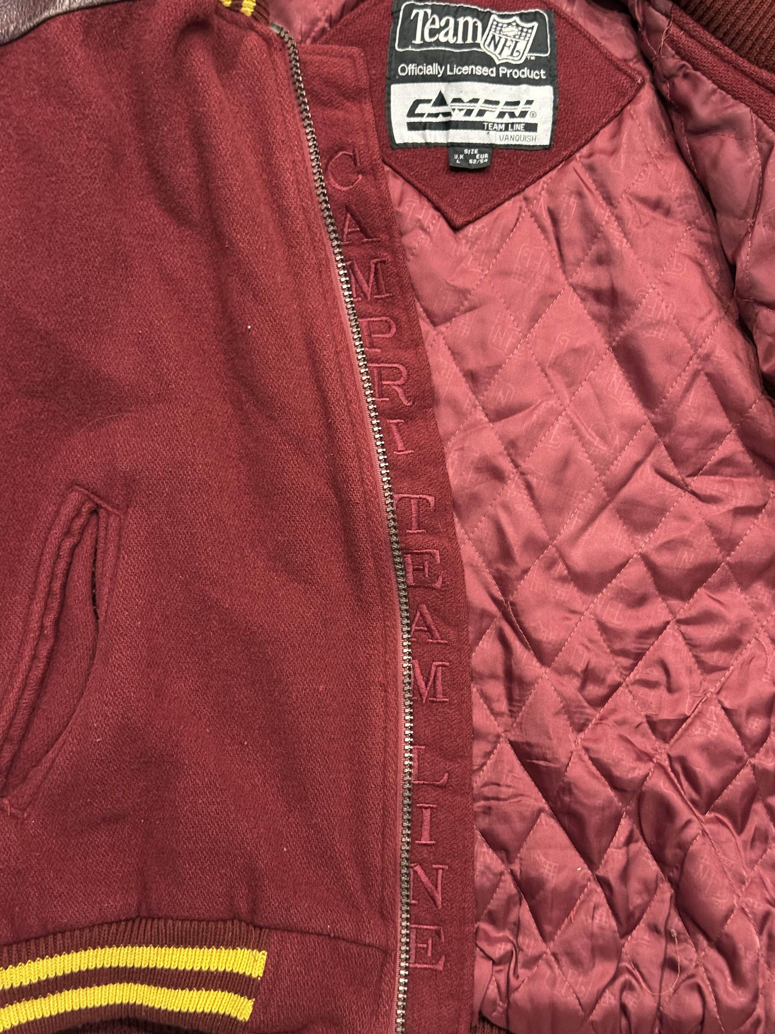 NFL Bomber Baseball Jacket Washington Redskins NFL 80s 90s y2k Size US L / EU 52-54 / 3 - 4 Thumbnail