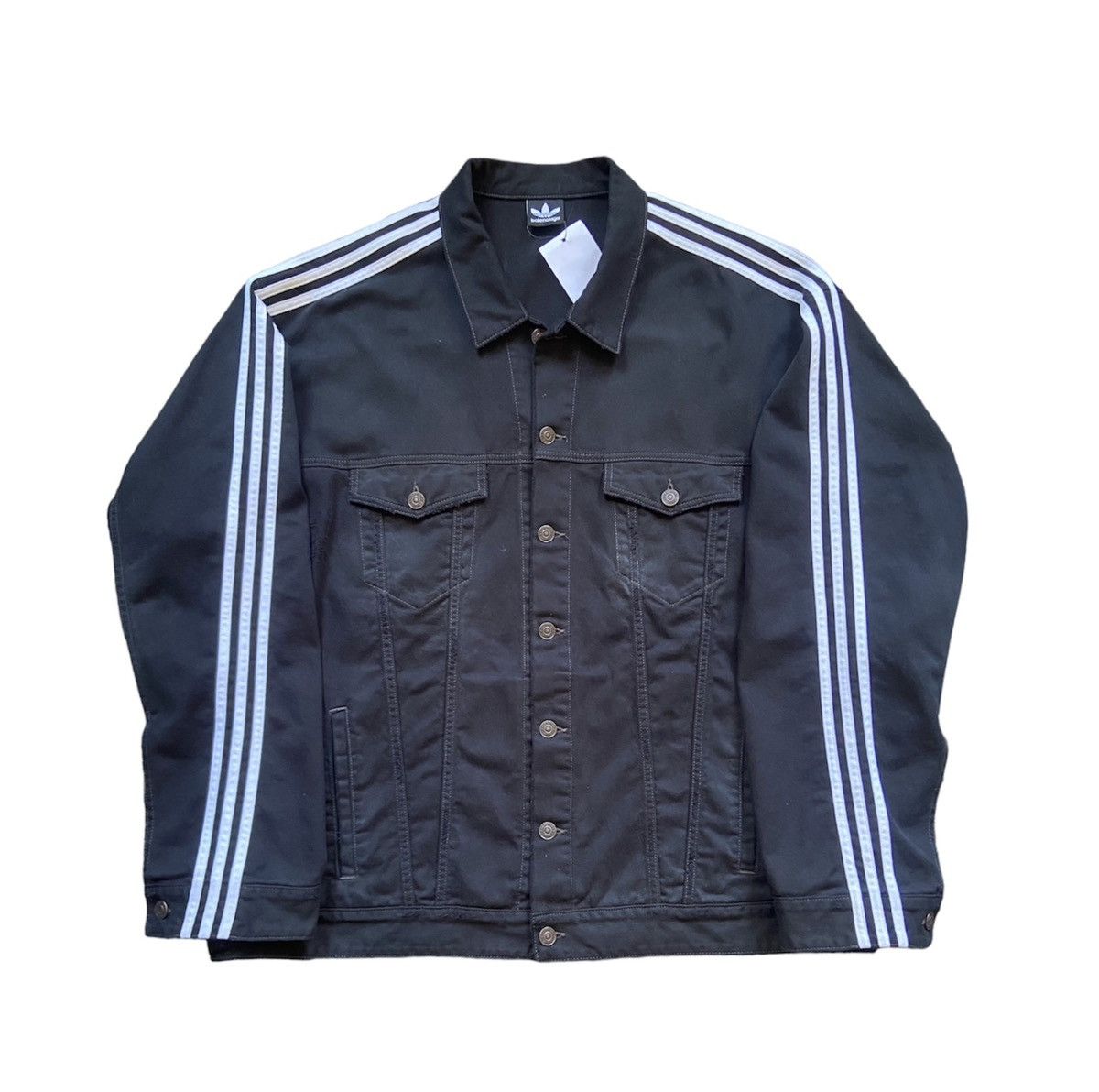 Adidas Balenciaga Adidas Denim Jacket Grailed