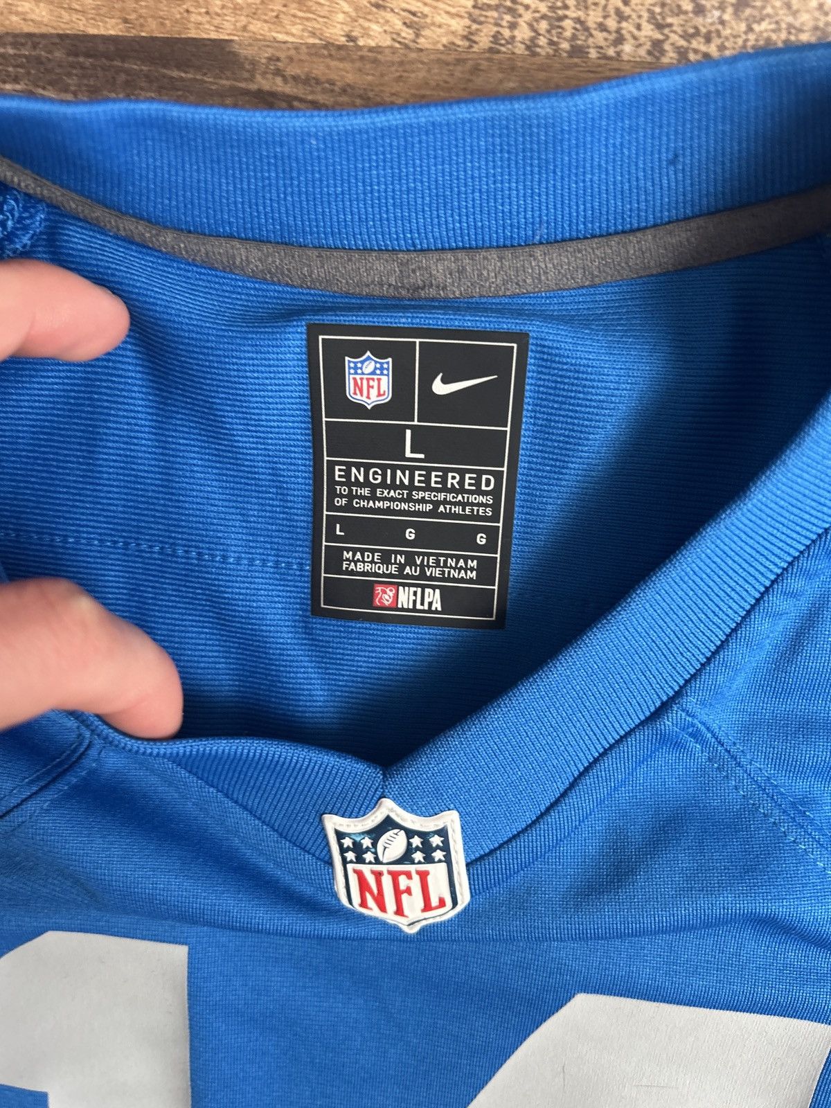 NFL × Nike Amon. St Brown Lions Jersey Size US L / EU 52-54 / 3 - 4 Thumbnail