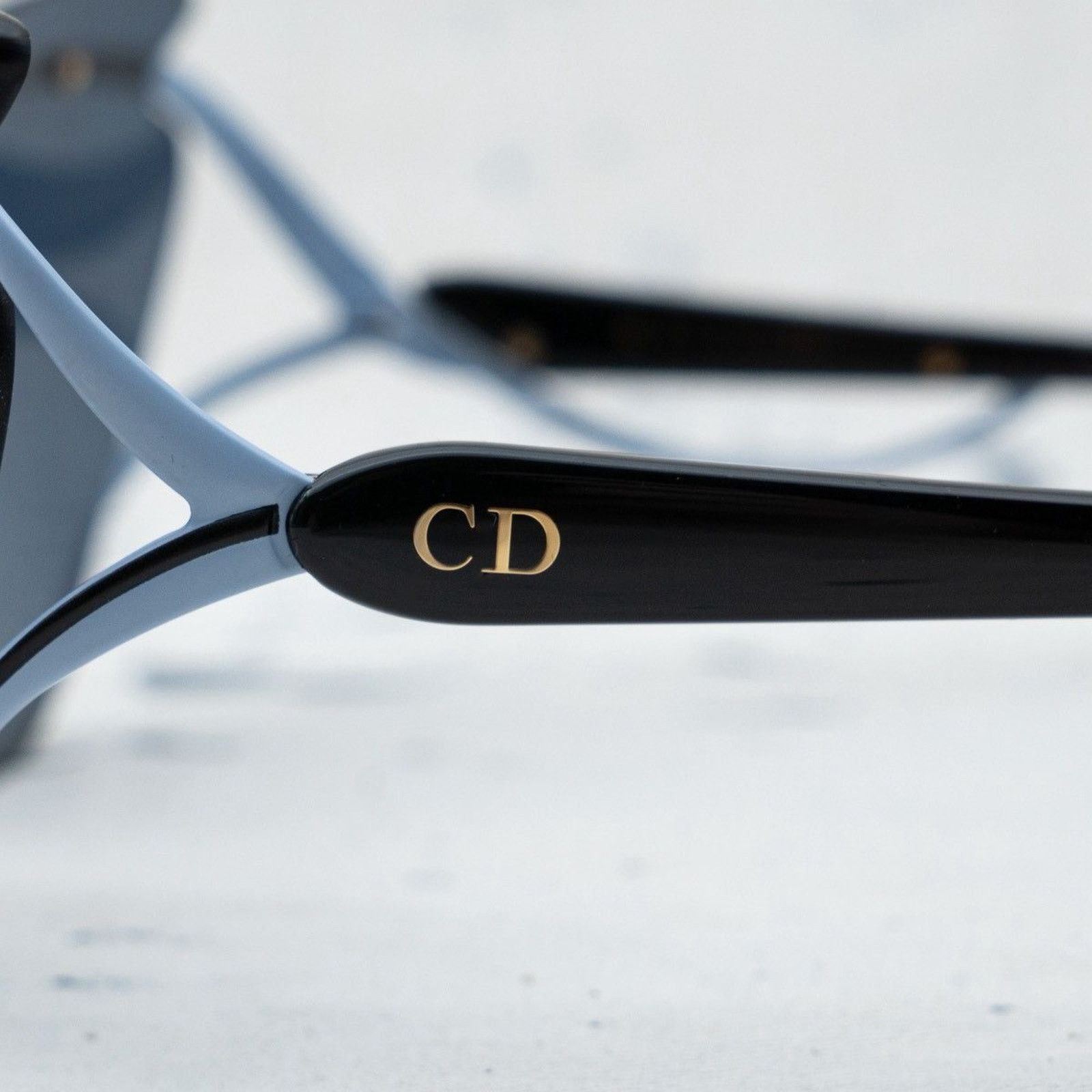 Dior × Raf Simons Iconic dior cat eye by raf simons black cd logo sunglasses Size ONE SIZE - 8 Thumbnail