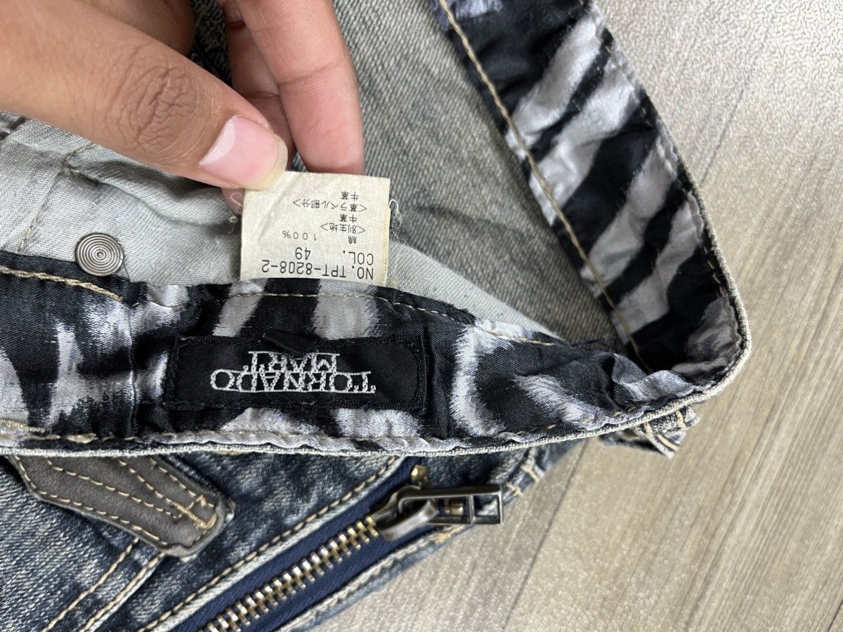 Archive Tornado Mart - Glacier Washed Flare Denim 00s Tornado Mart 