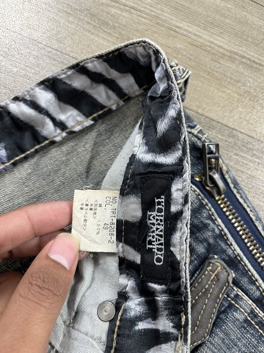 Tornado Mart 2000s Tornado Mart Distressed Flared Jeans Lgb Bondage Style Size US 34 / EU 50 - 11 Thumbnail