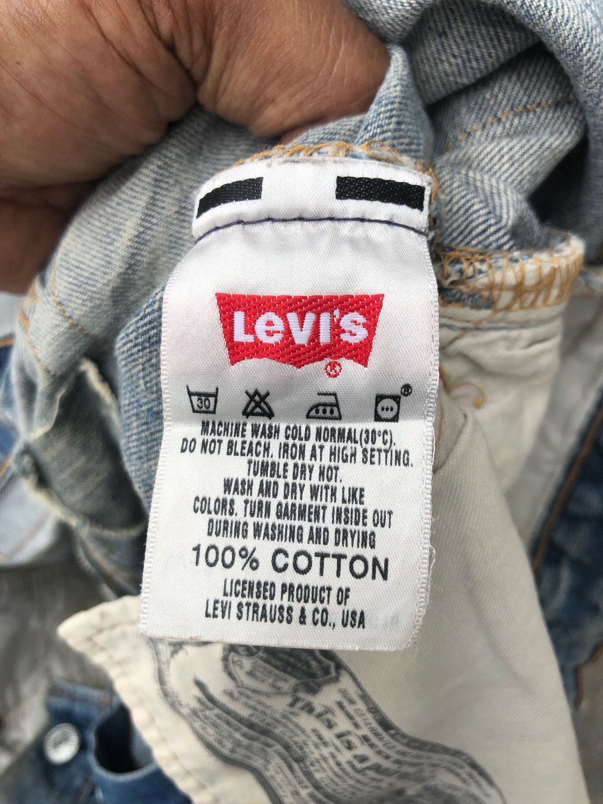 Lee × Levi's Vintage Clothing × Vintage 🔥Hard to find 🔥Vintage Levis Kurt Cobain Style Jeans💥 Size US 30 / EU 46 - 11 Thumbnail