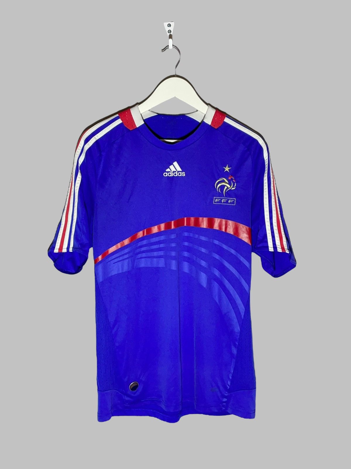 Adidas × Vintage France 2008 Home Adidas Hype Football Shirt Soccer Jersey Size US M / EU 48-50 / 2 - 1 Thumbnail