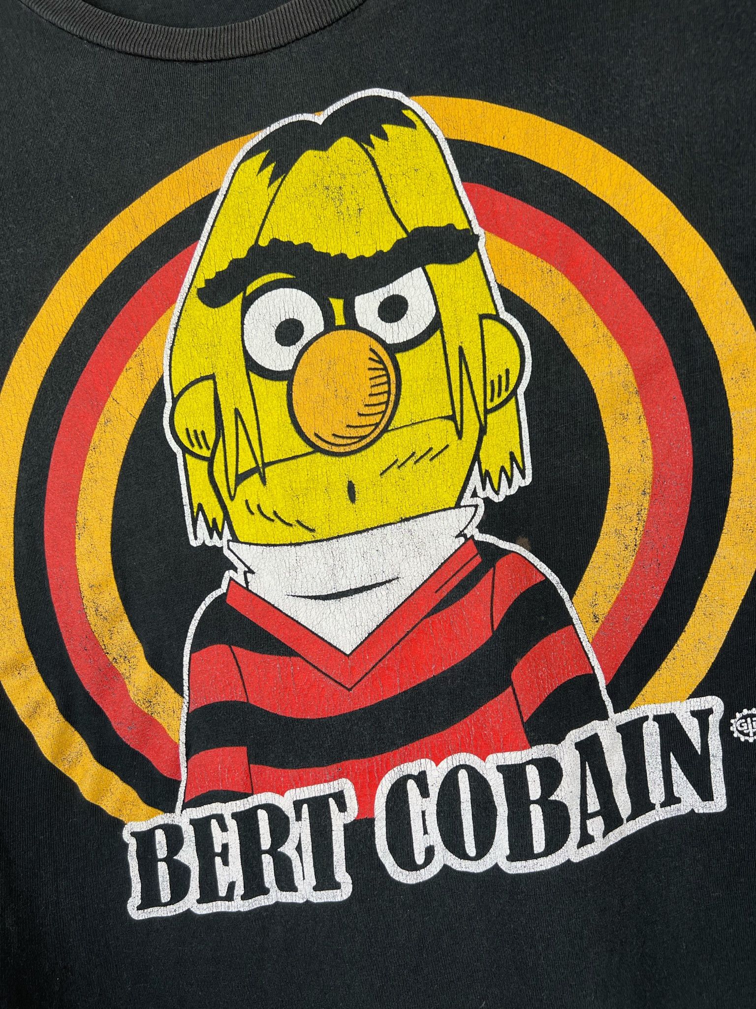 Cartoon Network Bert and Ernie Sesame Street tshirt nirvana kurt cobain Size US M / EU 48-50 / 2 - 3 Thumbnail