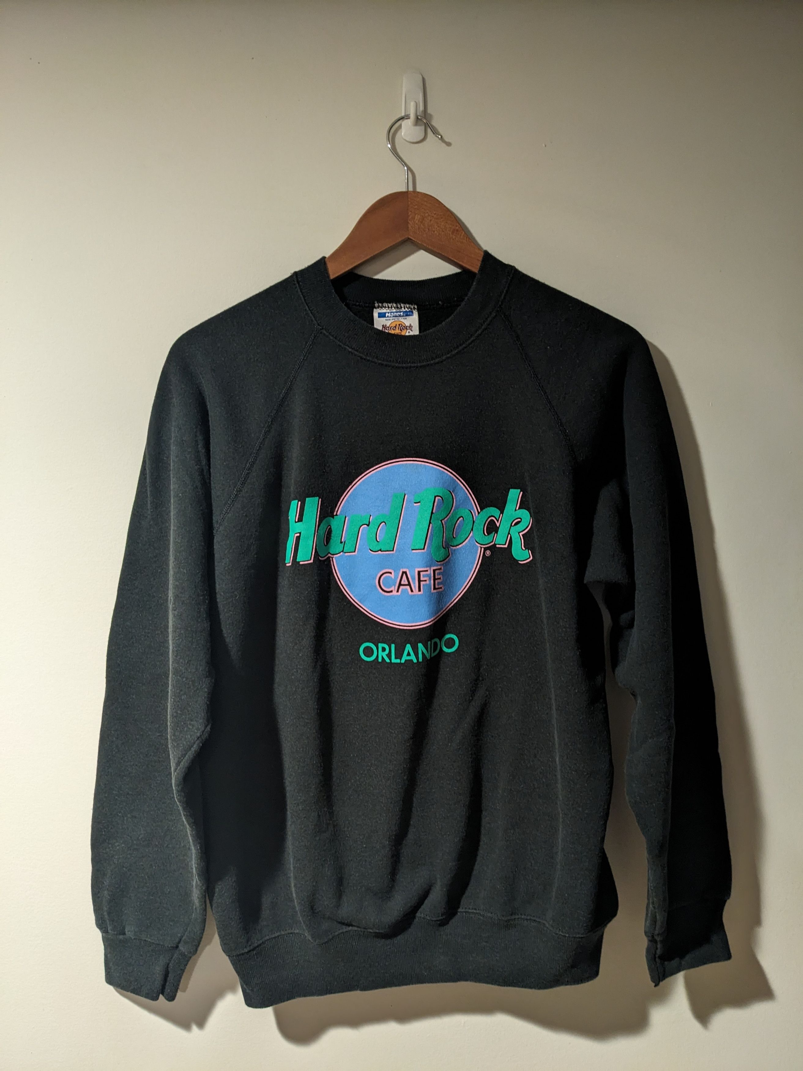 Hard Rock Cafe × Vintage Vintage 90s Hard Rock Cafe Orlando Logo Large Sweatshirt Size US L / EU 52-54 / 3 - 1 Thumbnail