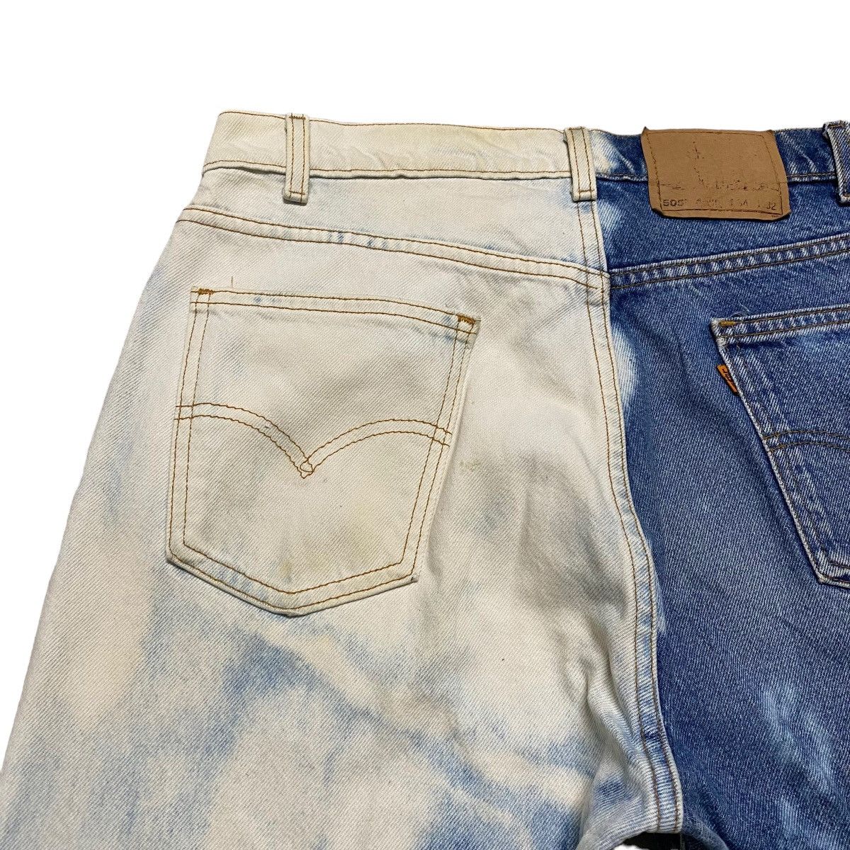 Levi's Vintage 90s Levis 505 Regular Fit Straight Leg Jeans Bleach Size US 33 - 11 Thumbnail