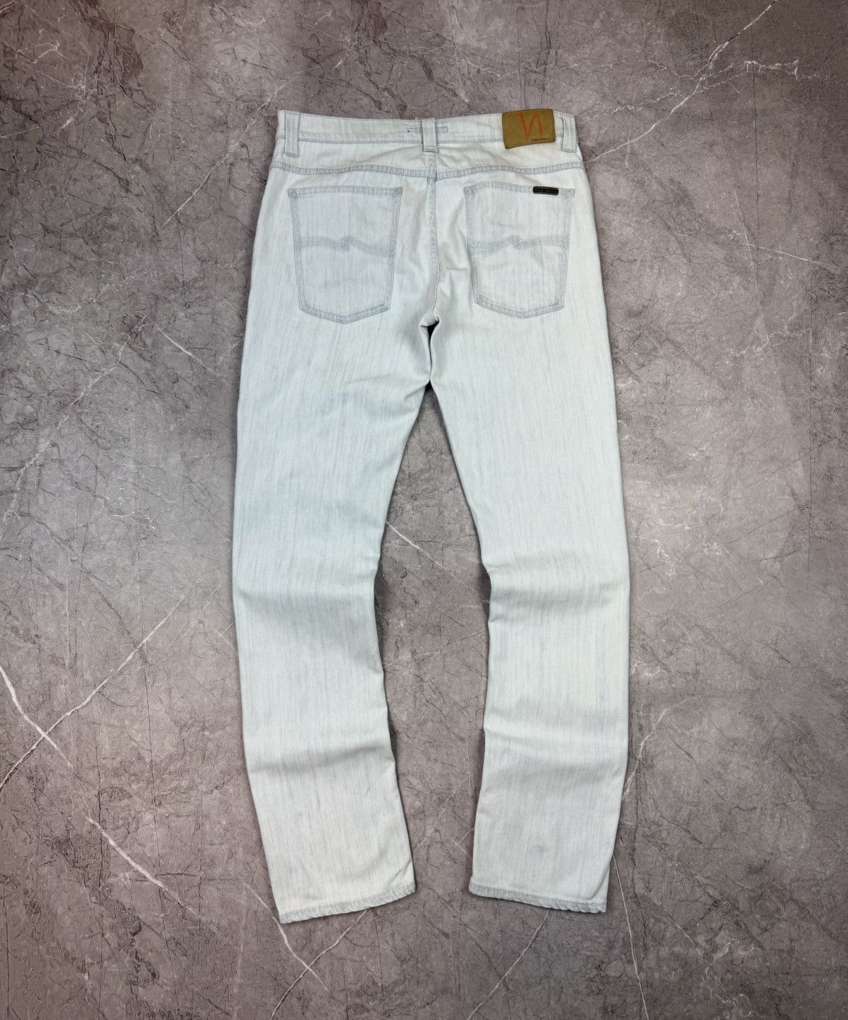 Nudie Jeans Nudie Jeans Co Slim Light Wash Denim - Made in Italy W34 L32 Size US 34 / EU 50 - 1 Thumbnail