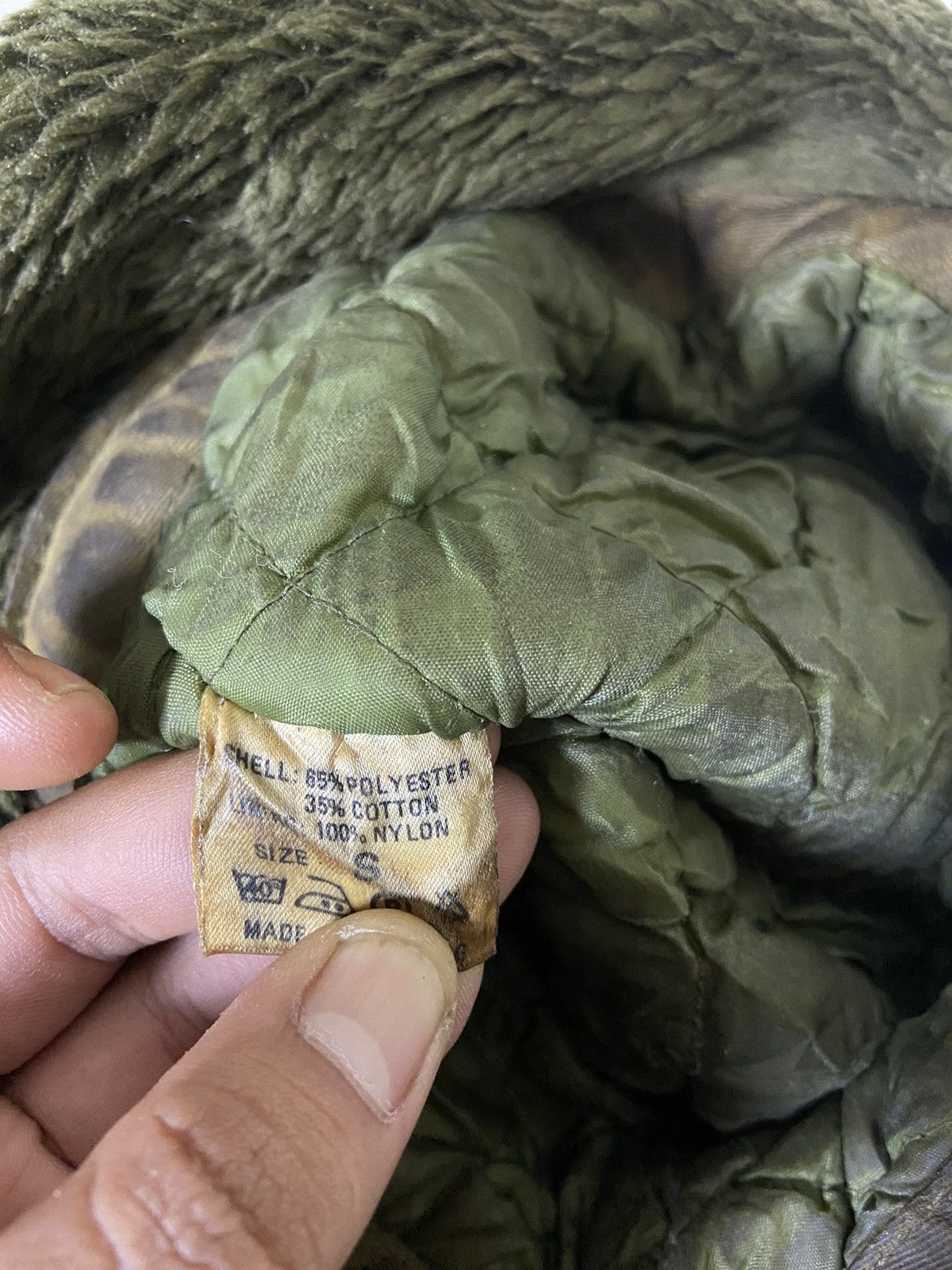 Hysteric Glamour × Le Grande Bleu (L.G.B.) VTG army military fuzy ushaka hat Size ONE SIZE - 5 Thumbnail