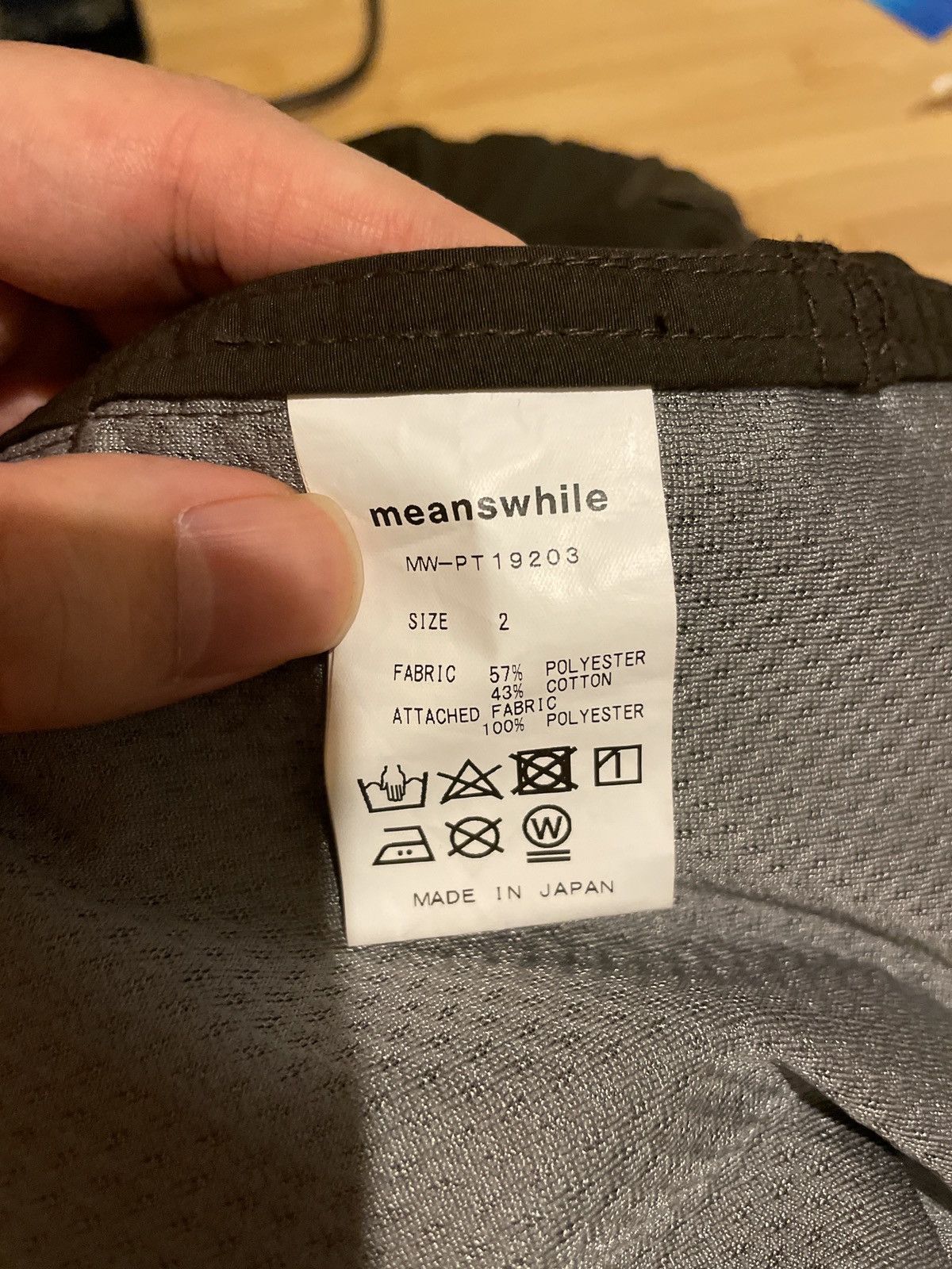 meanswhile meanswhile Wax Coat Uniform pants Olive Size US 34 / EU 50 - 6 Thumbnail