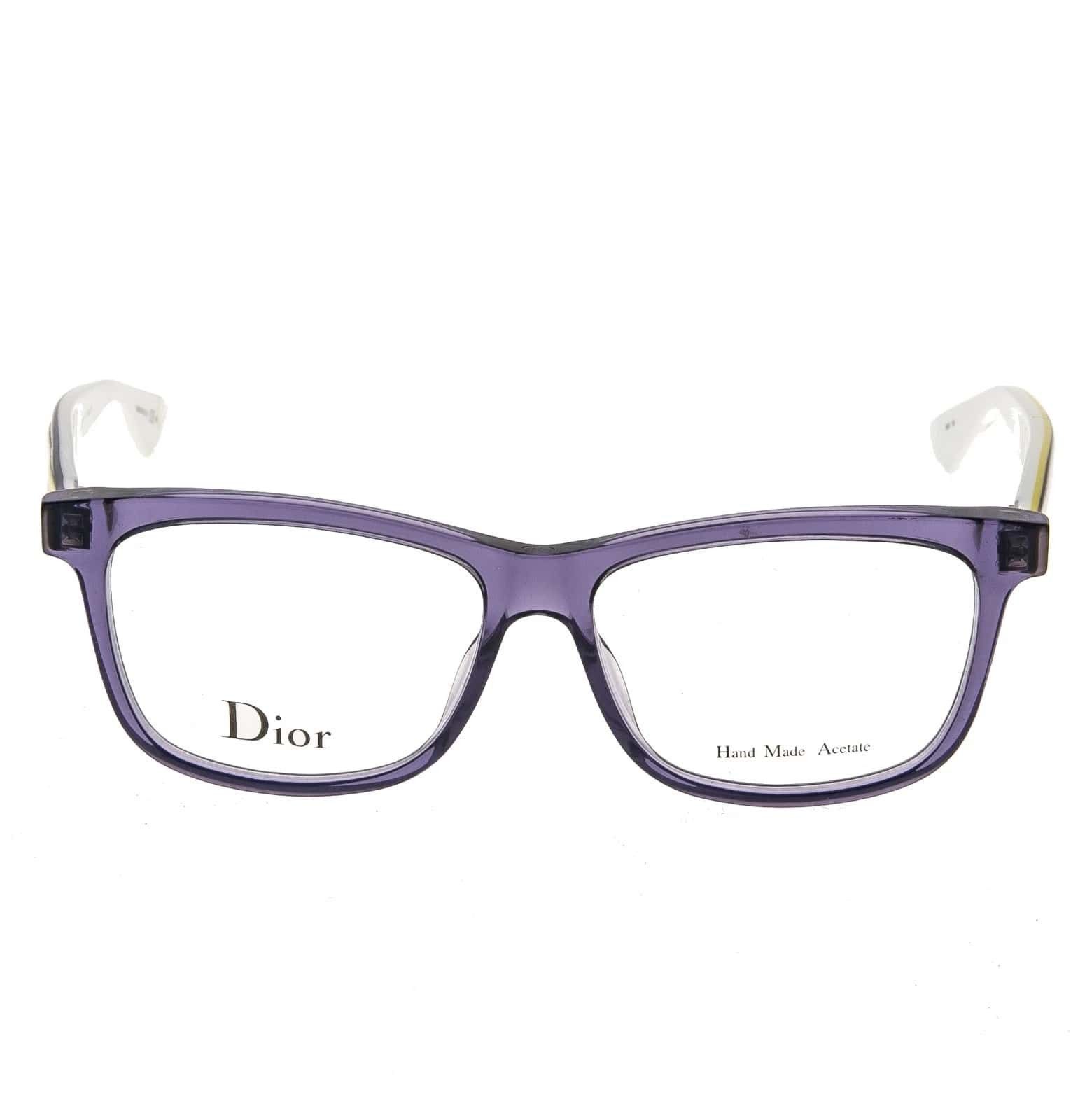 Christian Dior Monsieur CHRISTIAN DIOR CD3290 3290 ENVOL White Yellow Square Optical Size ONE SIZE - 2 Thumbnail