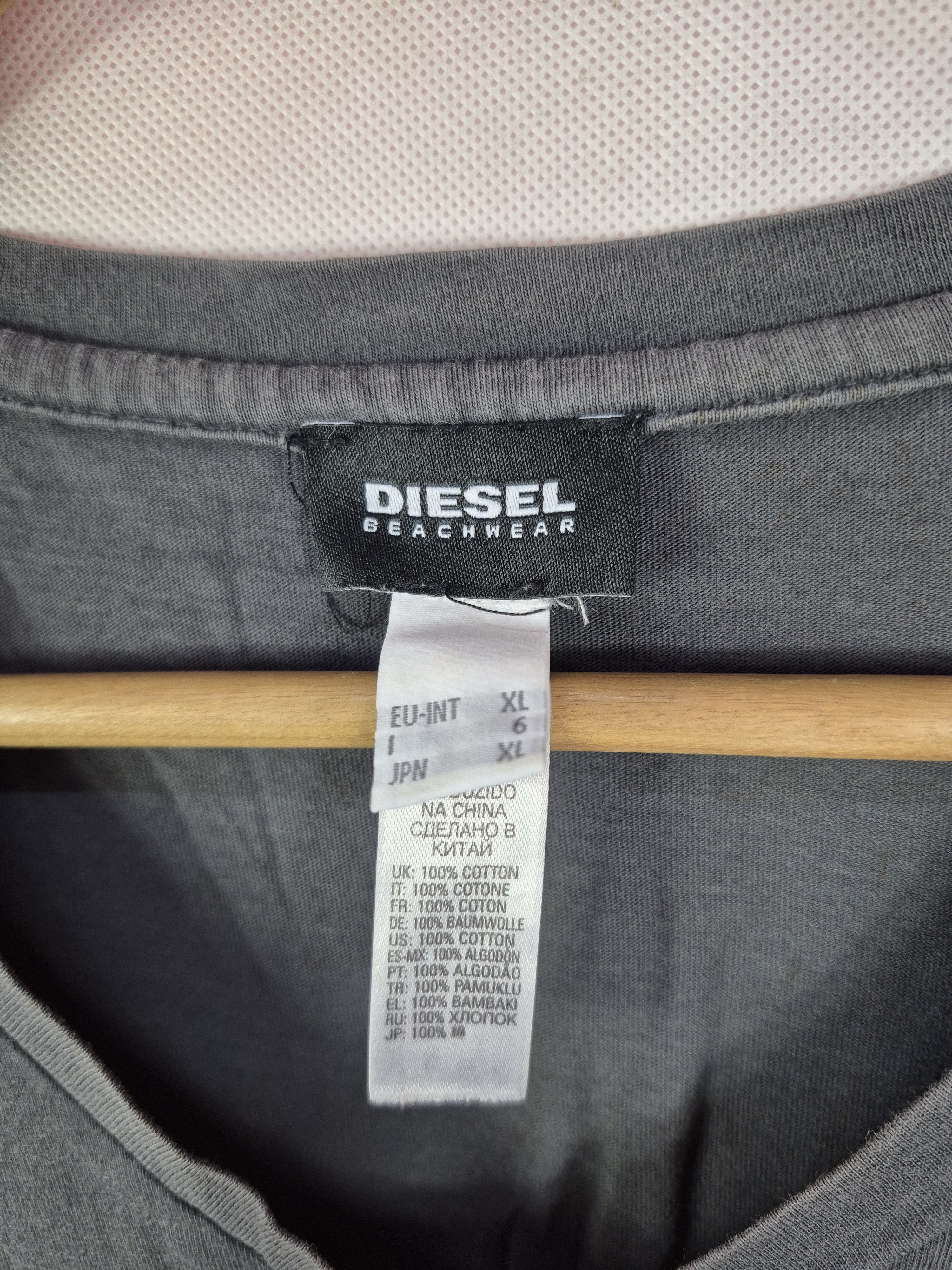 Diesel 🔥 Diesel Beachwear Anti Freeze Two Tone Tee Size US XL / EU 56 / 4 - 6 Thumbnail