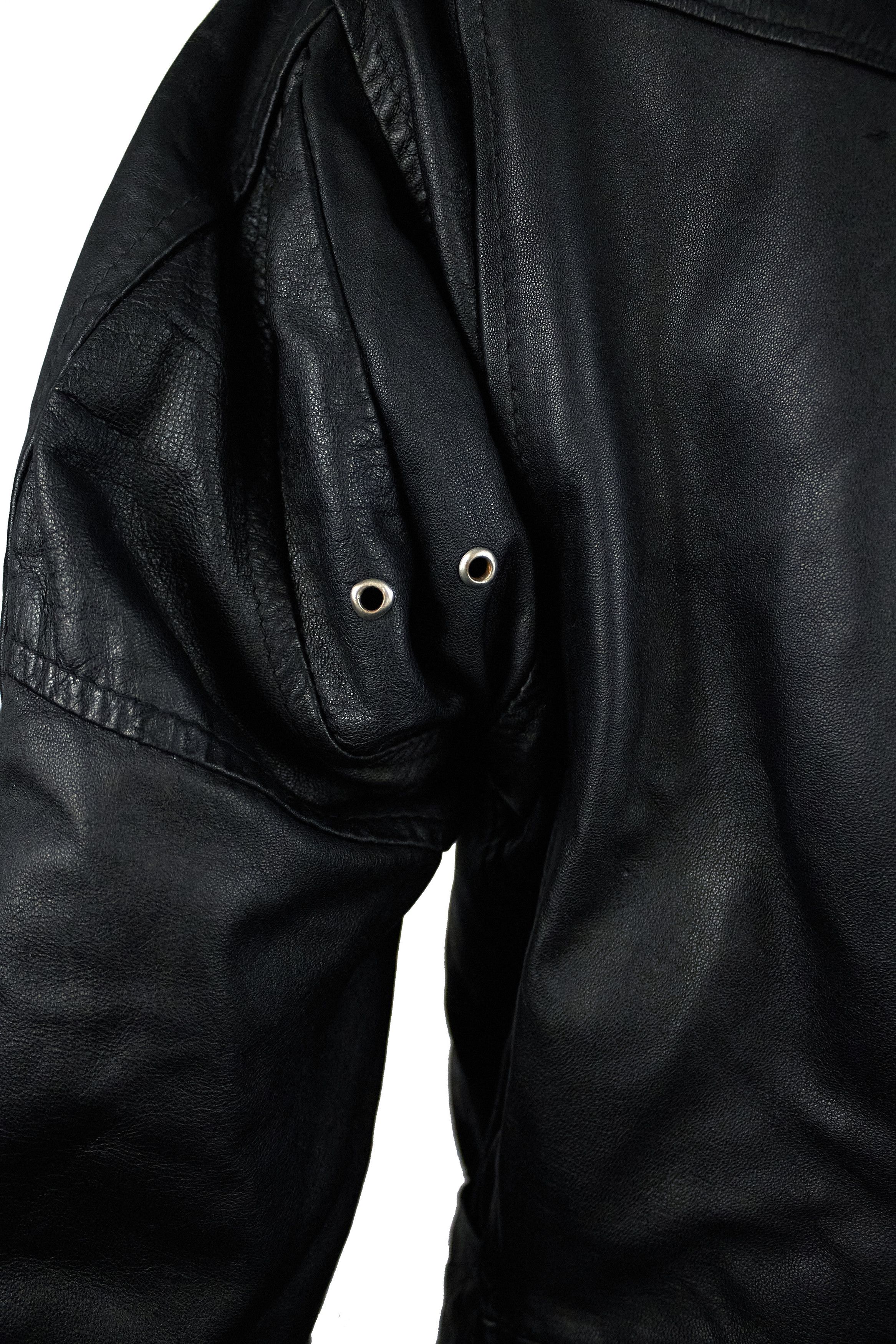 Vintage Rare Vintage 70s Italian Leather Biker Motorcycle Jacket XL Size US XL / EU 56 / 4 - 7 Thumbnail