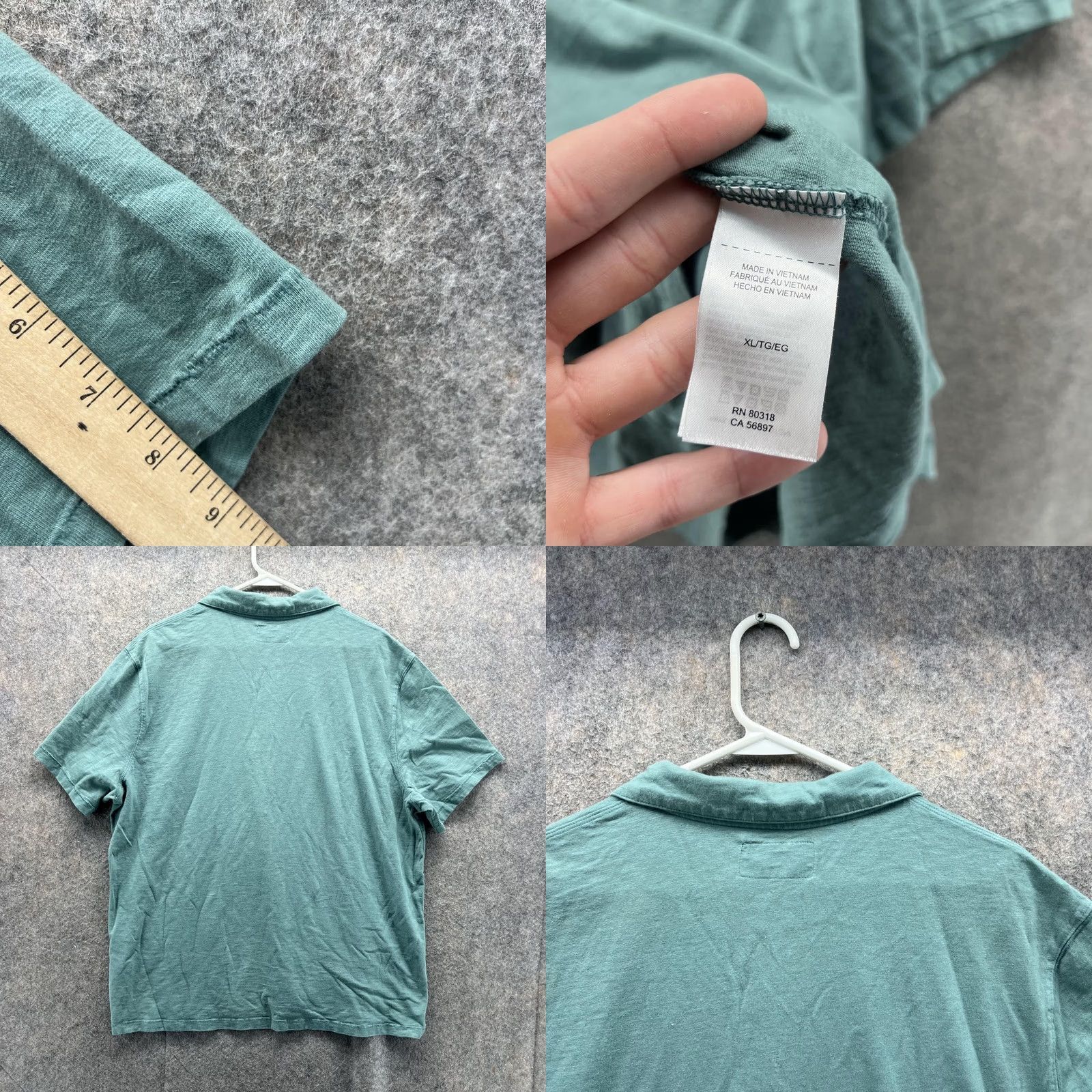 Lucky Brand Lucky Brand Polo Shirt Men XL Teal Blue Casual Preppy Logo Cotton XL Polo Shirt Men XL Teal Blue Casual Logo Pattern Solid Short Sleeve Vintage No Size US XL / EU 56 / 4 - 8 Thumbnail