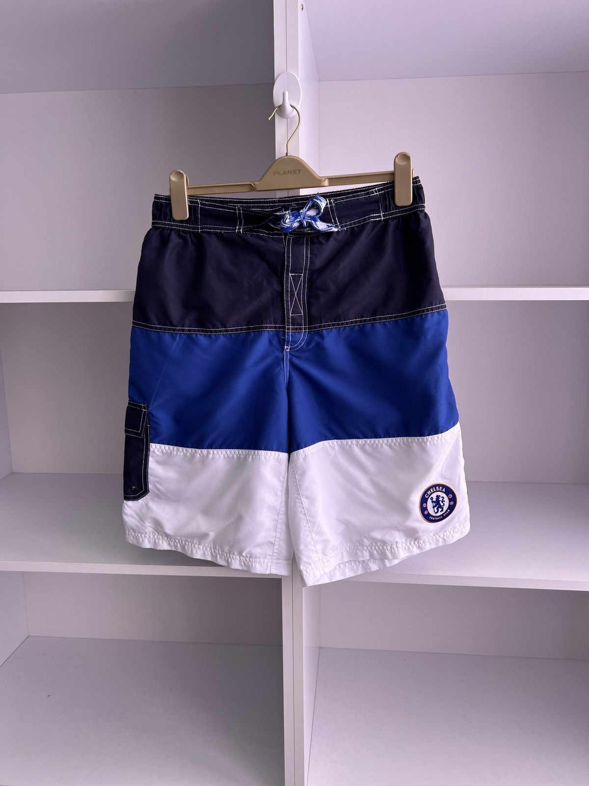 Chelsea Soccer × Vintage Vintage Chelsea Rare Shorts Size US 33 - 5 Thumbnail