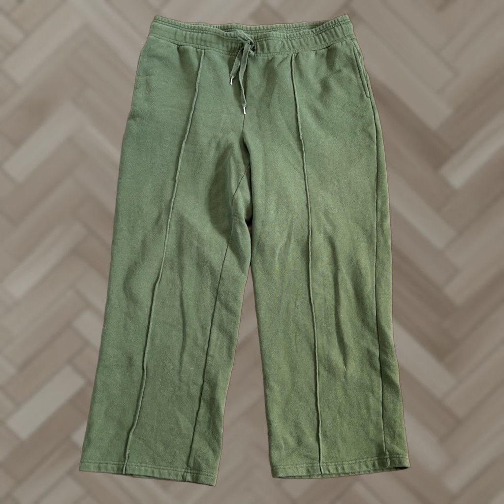 Juicy Couture Juicy Couture Sweatpants Wide Leg Green XL Women Regular Pull On Size 40" / US 18 - 1 Thumbnail