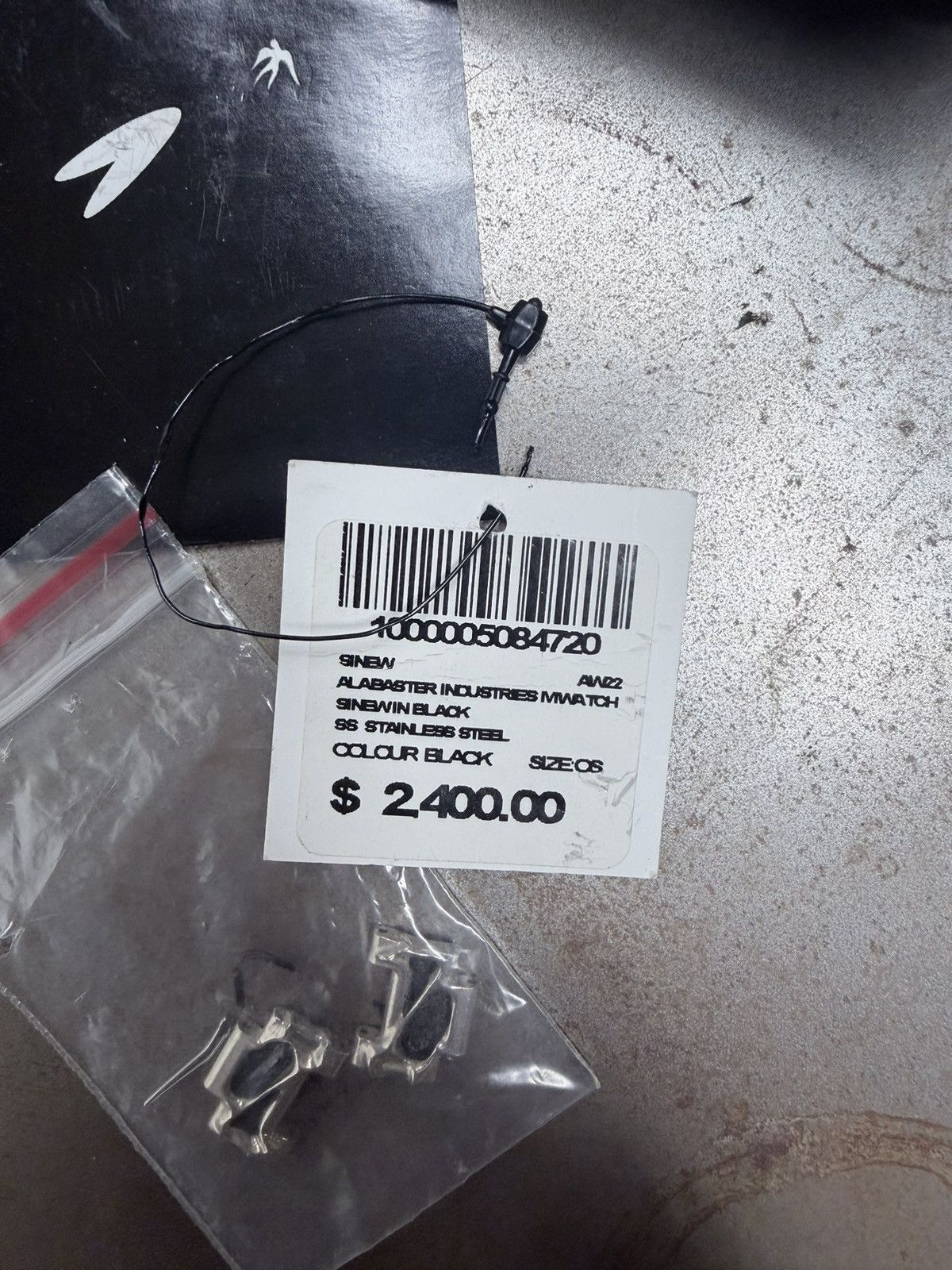 Alabaster Industries Watch Sinew Black