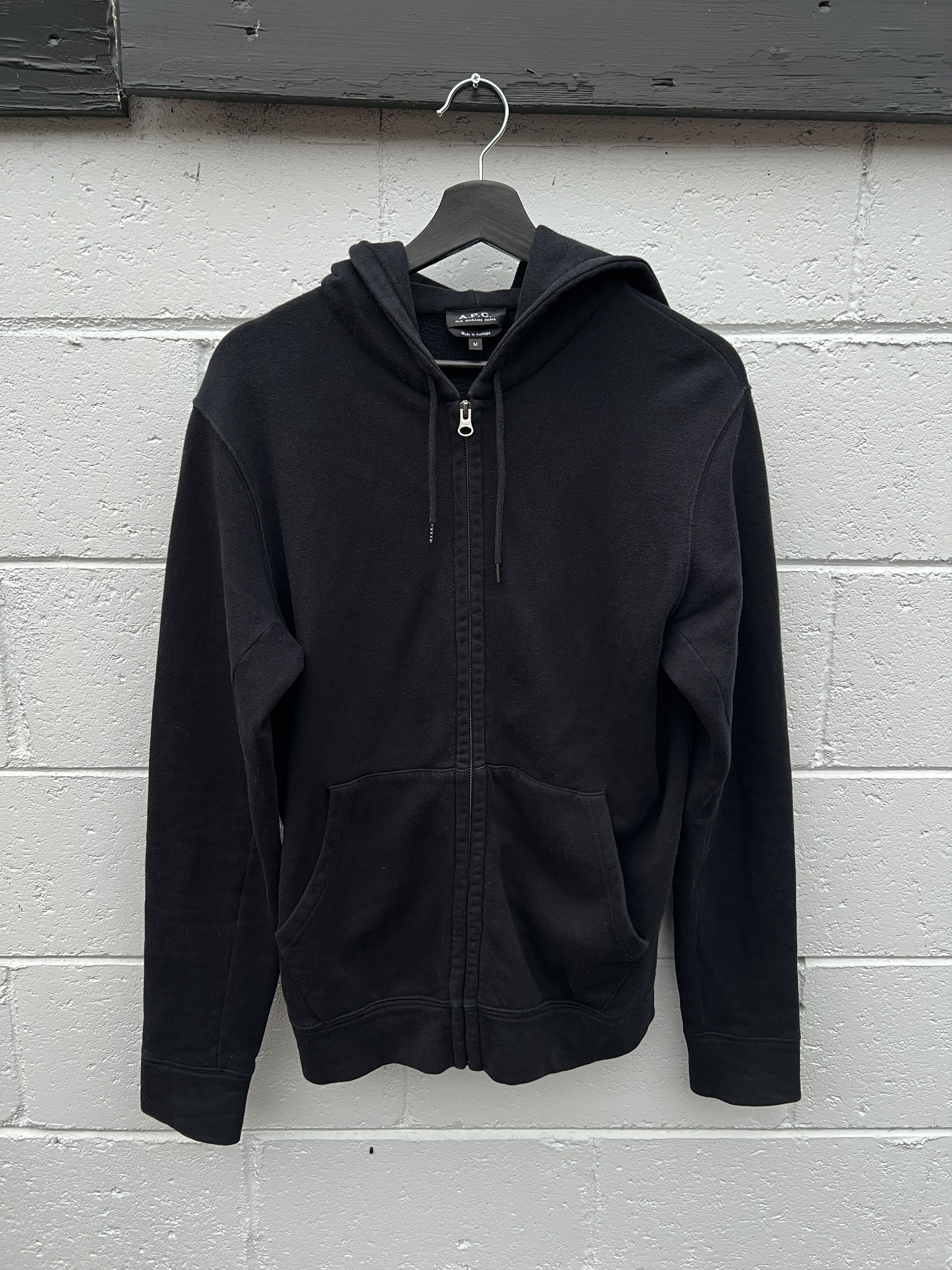 A.P.C. Black Zip Up Size US M / EU 48-50 / 2 - 1 Thumbnail