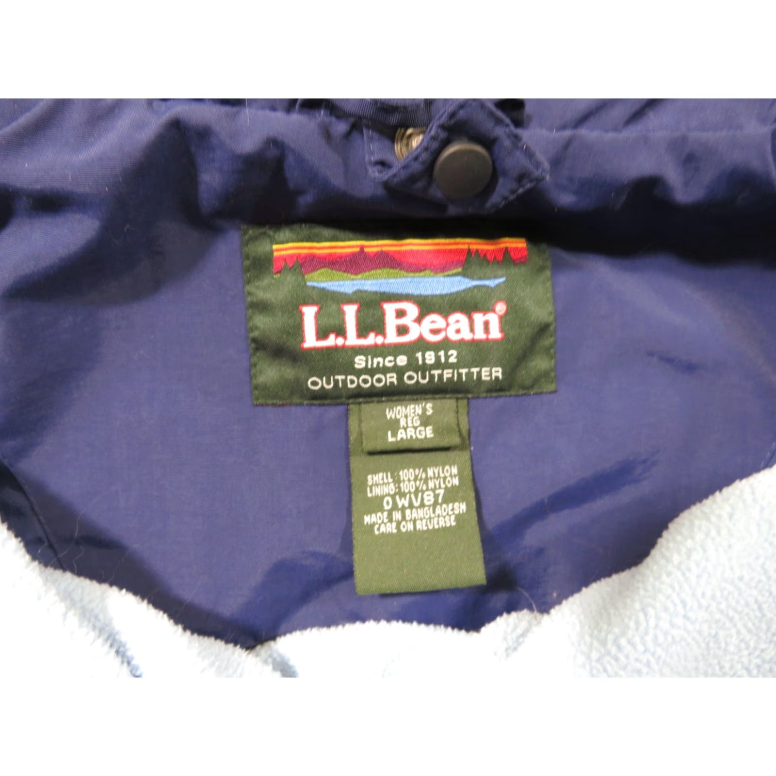 Vintage VINTAGE LL Bean 3-in-1 Jacket Women L Blue Outdoor Coat Hooded Zip Pockets Mid-Length 90s Urban Winter Fall Spring Mens? Size L / US 10 / IT 46 - 7 Thumbnail