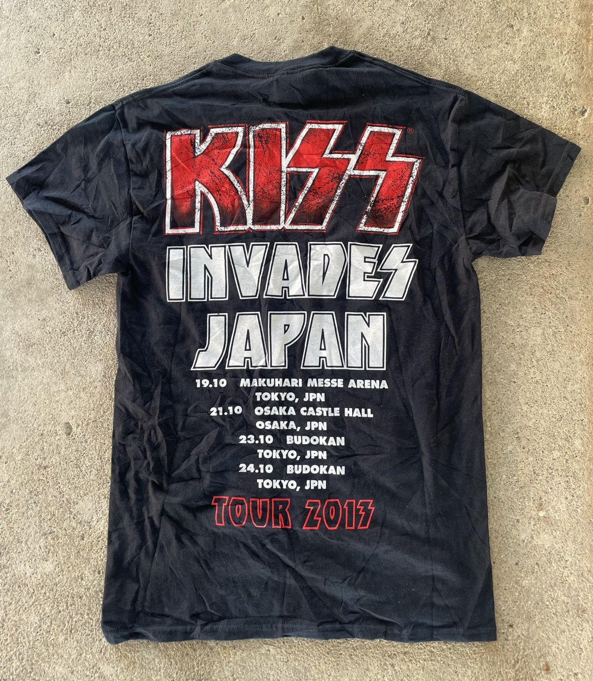 Band Tees Kiss Band Tshirt Japan KISS INVADES JAPAN Tour 2013 Size US S / EU 44-46 / 1 - 2 Thumbnail