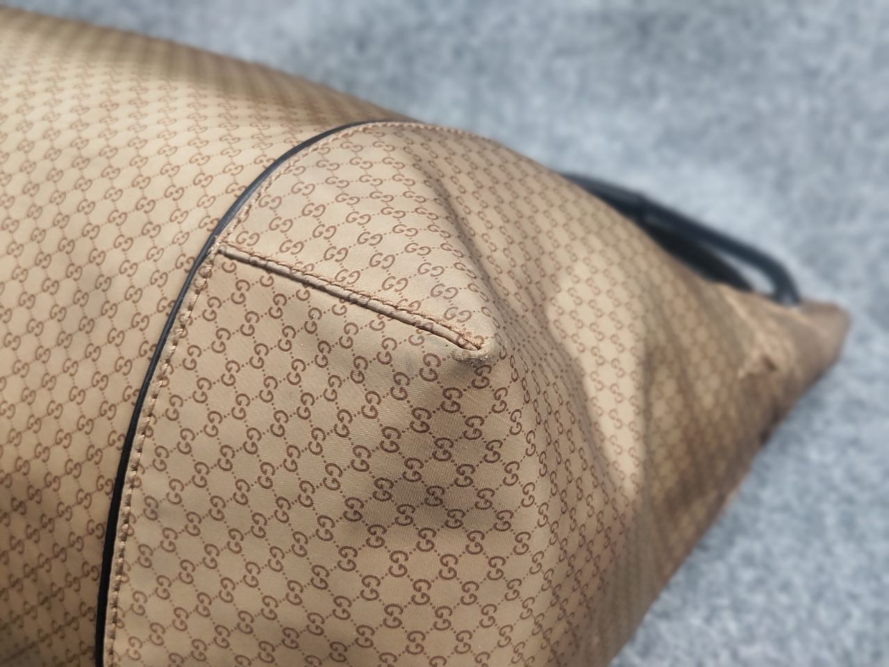 Gucci Gucci Vintage Monogram GG Zip Nylon hobo shoulder Bag defect Size ONE SIZE - 16 Thumbnail