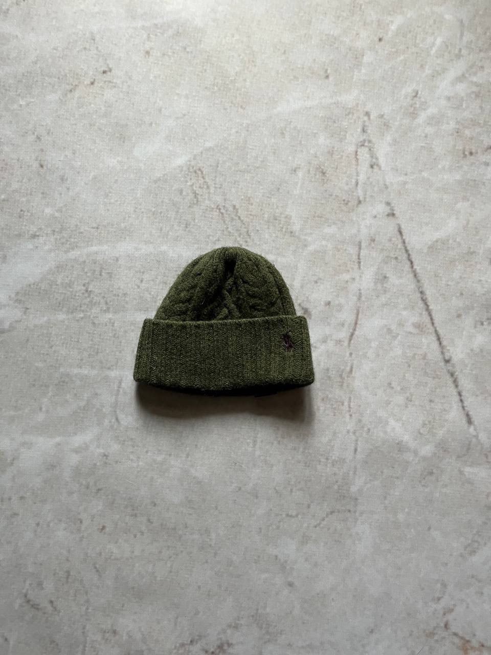 Polo Ralph Lauren × RRL Ralph Lauren × Vintage Vintage Polo Ralph Lauren Knit Baby Hat Size 26 - 1 Thumbnail