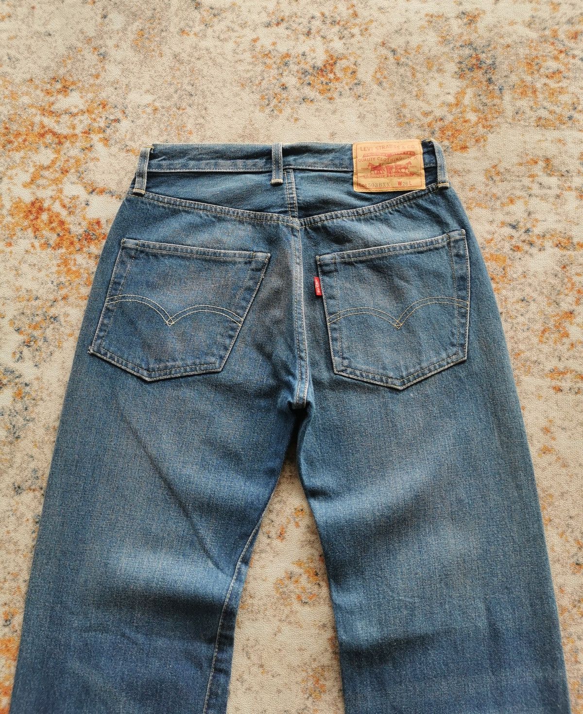 Levi's Vintage Clothing × Self Edge Lvc Levis Vintage Clothing Lot 503BXX Selvedge Denim Jeans Size US 27 - 9 Thumbnail