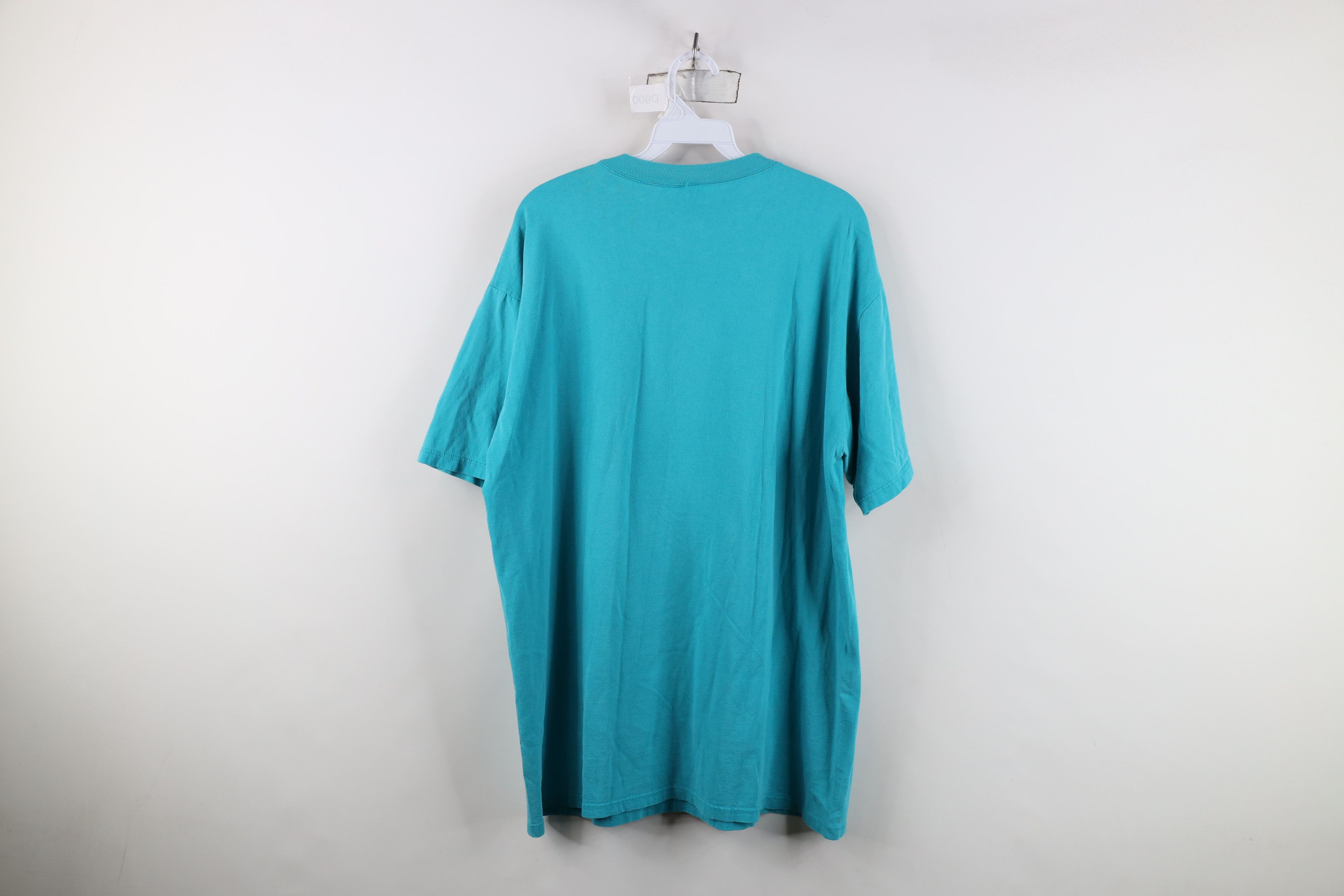 Russell Athletic Vintage 90s Russell Athletic Blank Cotton T-Shirt Blue USA Size US XL / EU 56 / 4 - 12 Thumbnail