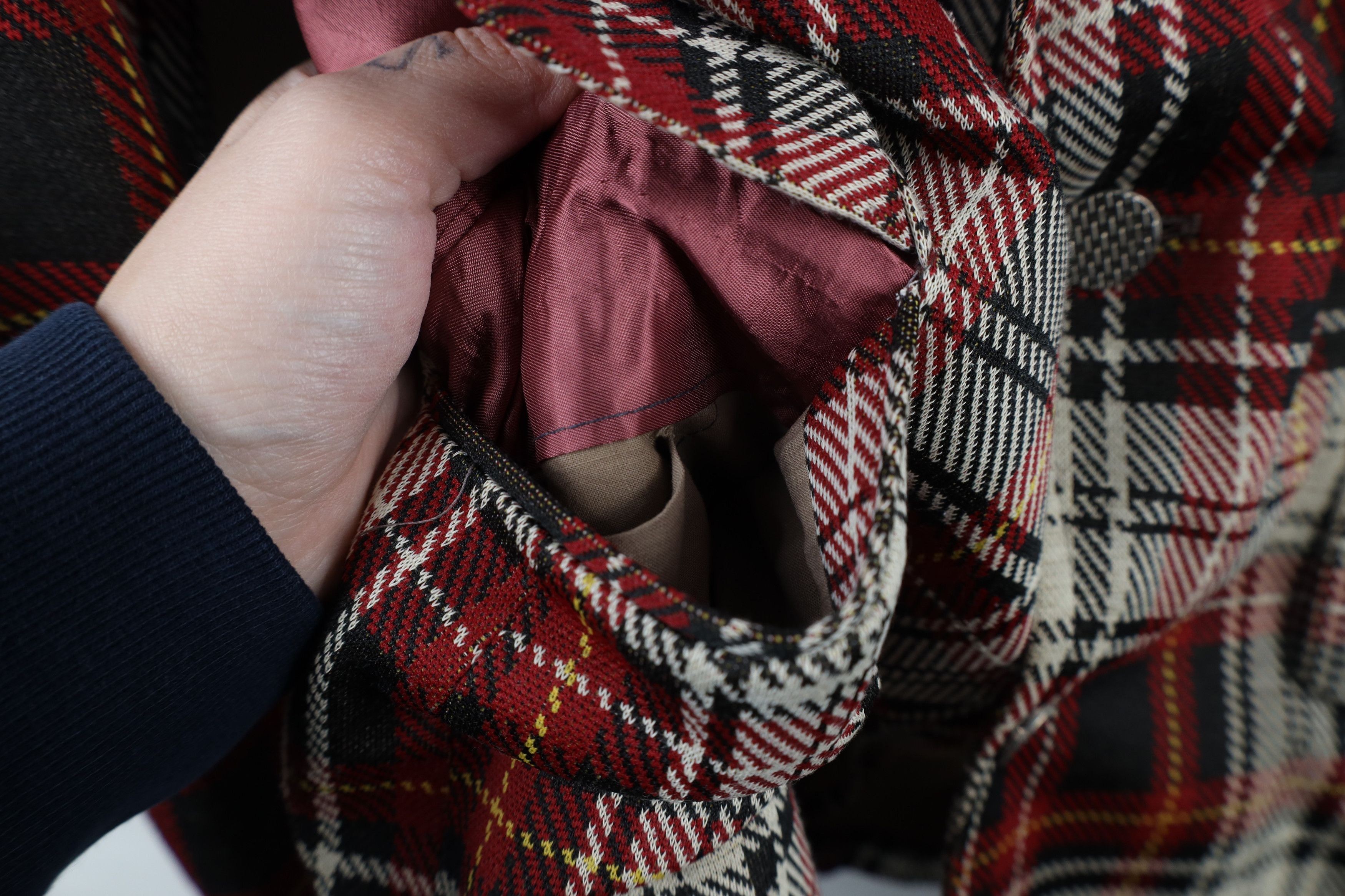 Vintage Vintage 60s 70s Streetwear Suit Coat Blazer Jacket Plaid USA Size US L / EU 52-54 / 3 - 7 Thumbnail