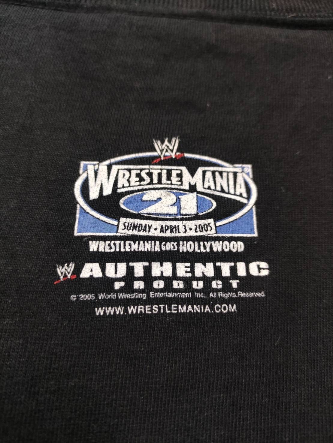 WWF Vtg 00's Rob Van Dam " Balance " Wrestlemania Promo T-Shirt Size US XL / EU 56 / 4 - 11 Thumbnail