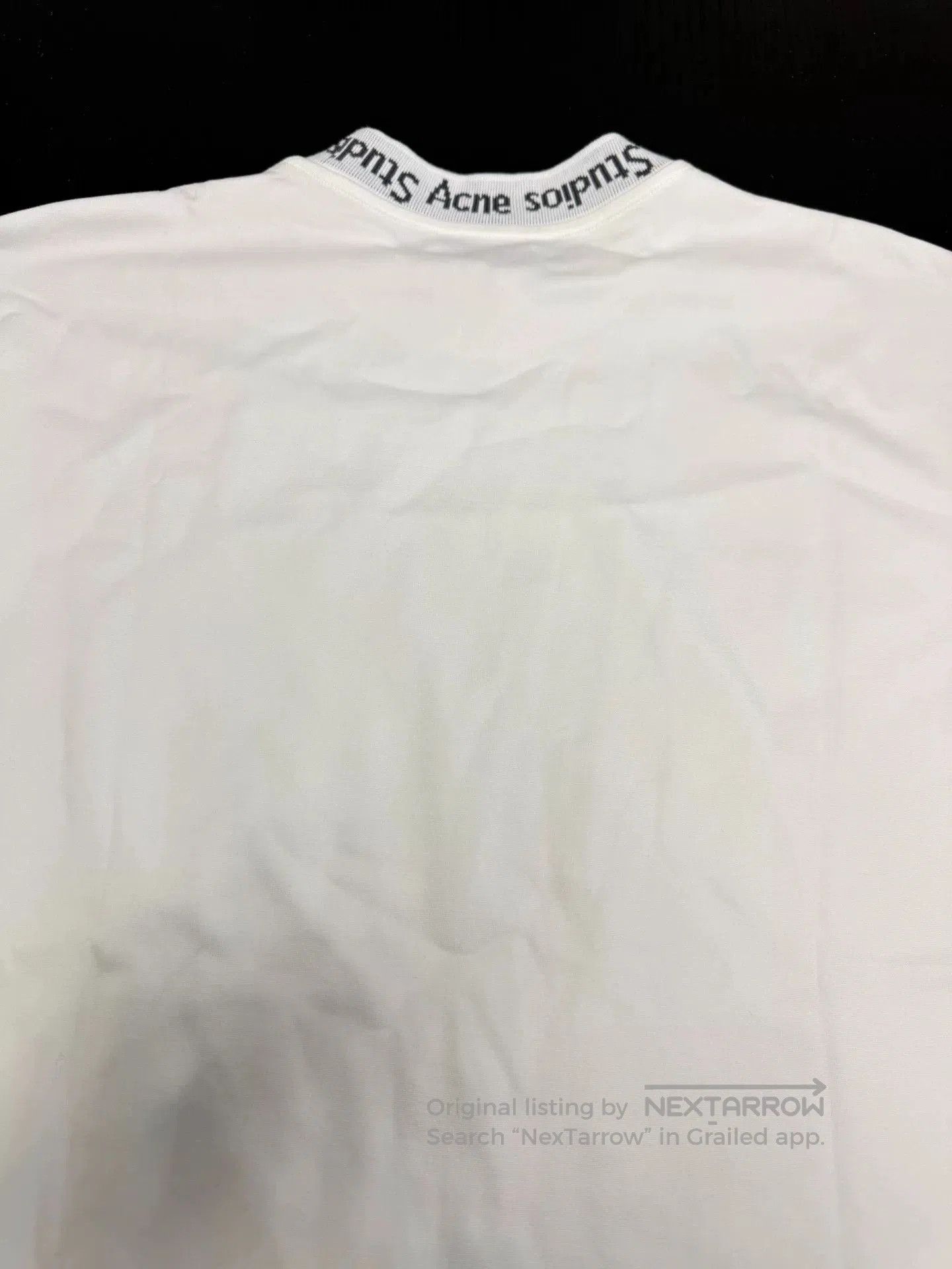 Acne Studios Acne Studios Letter Neck Short Sleeve T. Size US XL / EU 56 / 4 - 6 Thumbnail