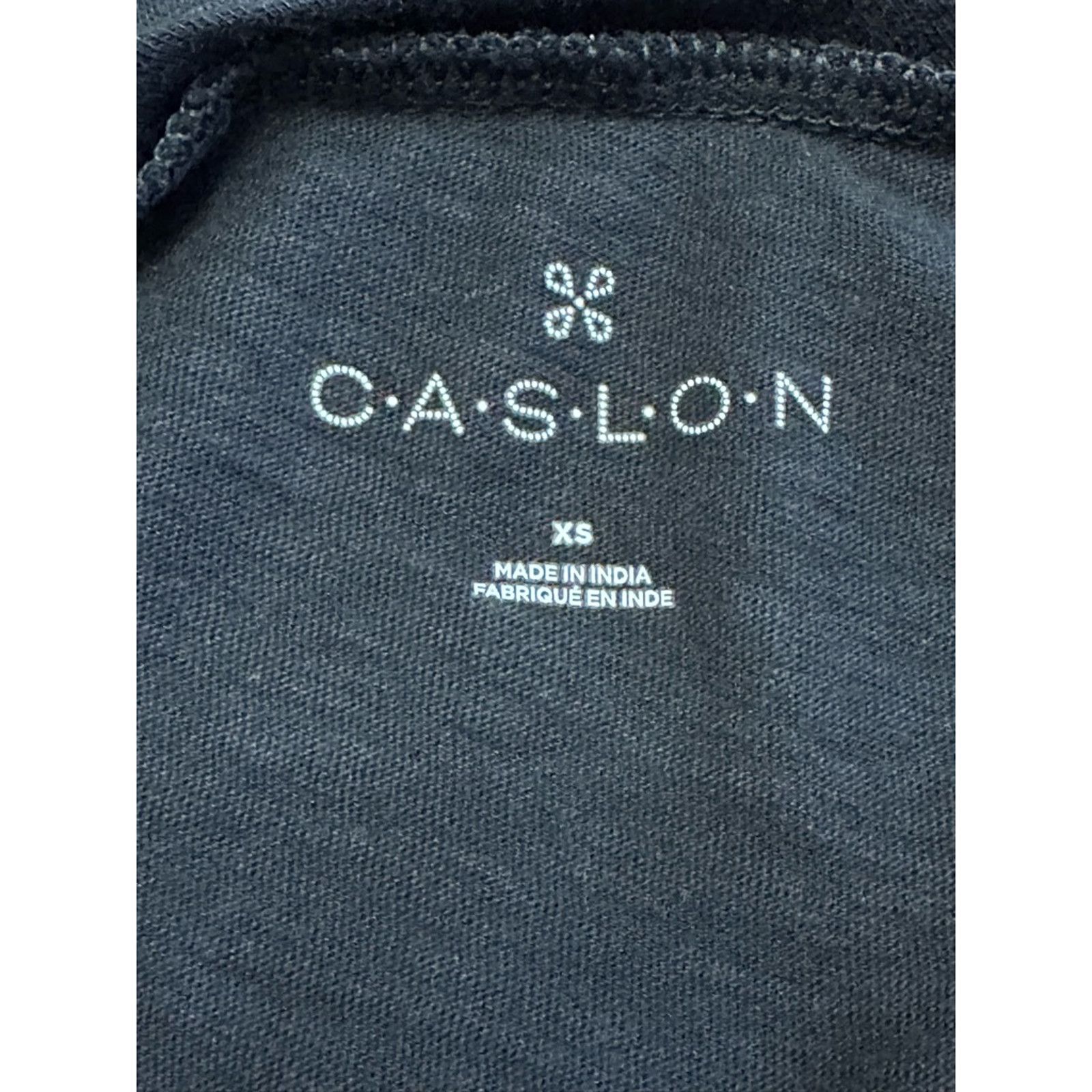 Other Caslon T-Shirt Scoop Neckline Short Sleeves Black XS NWOT Size XS / US 0-2 / IT 36-38 - 7 Thumbnail